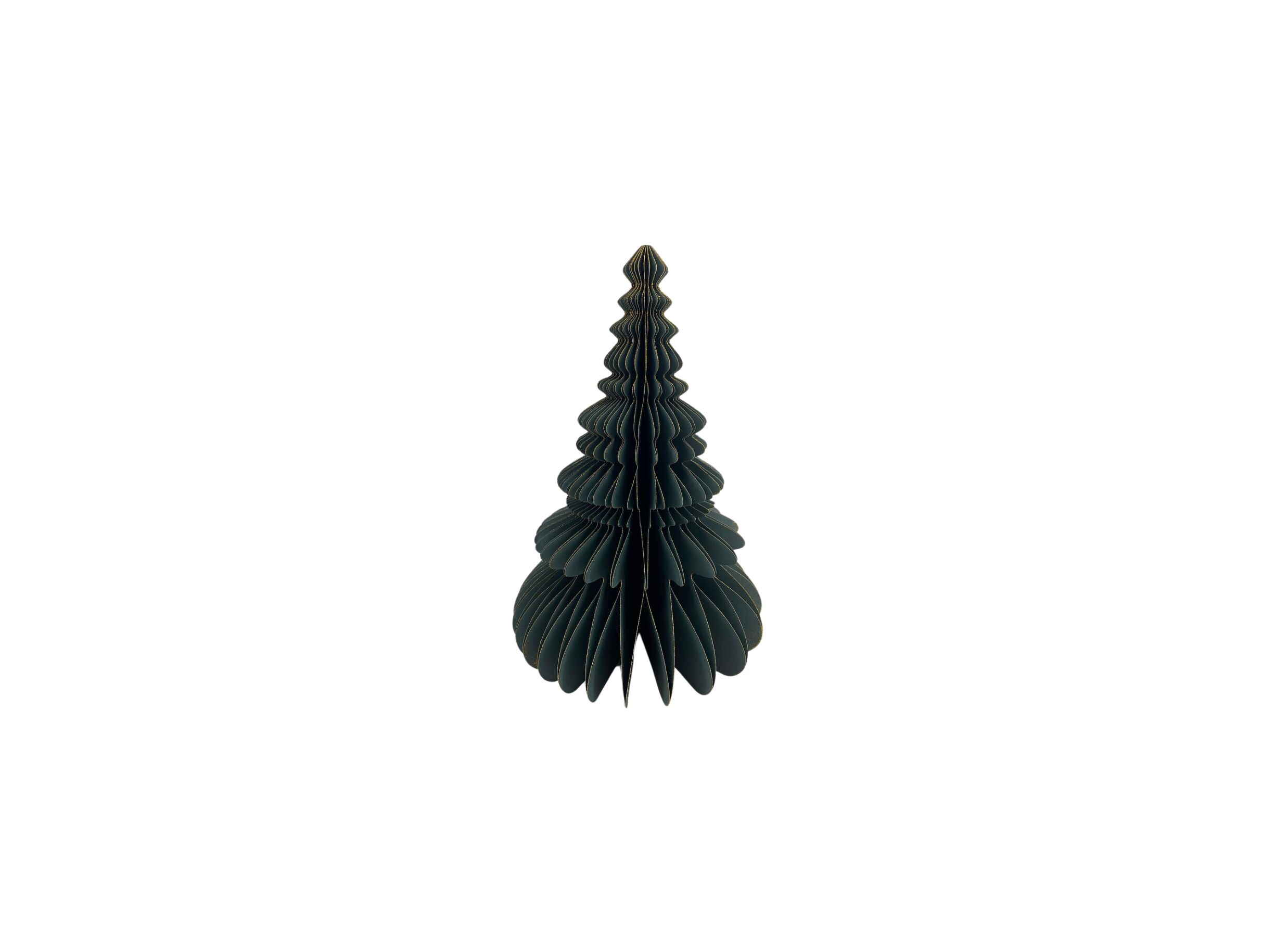 Kerstboom H30cm papier groen - Kerstboom H30cm papier groen