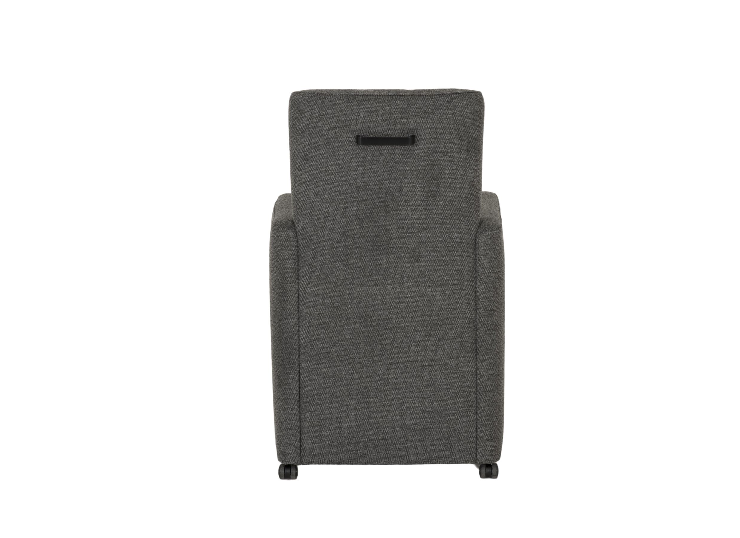 Aperçu - Chaise Aragon 60x70x100cm - tissu - anthracite