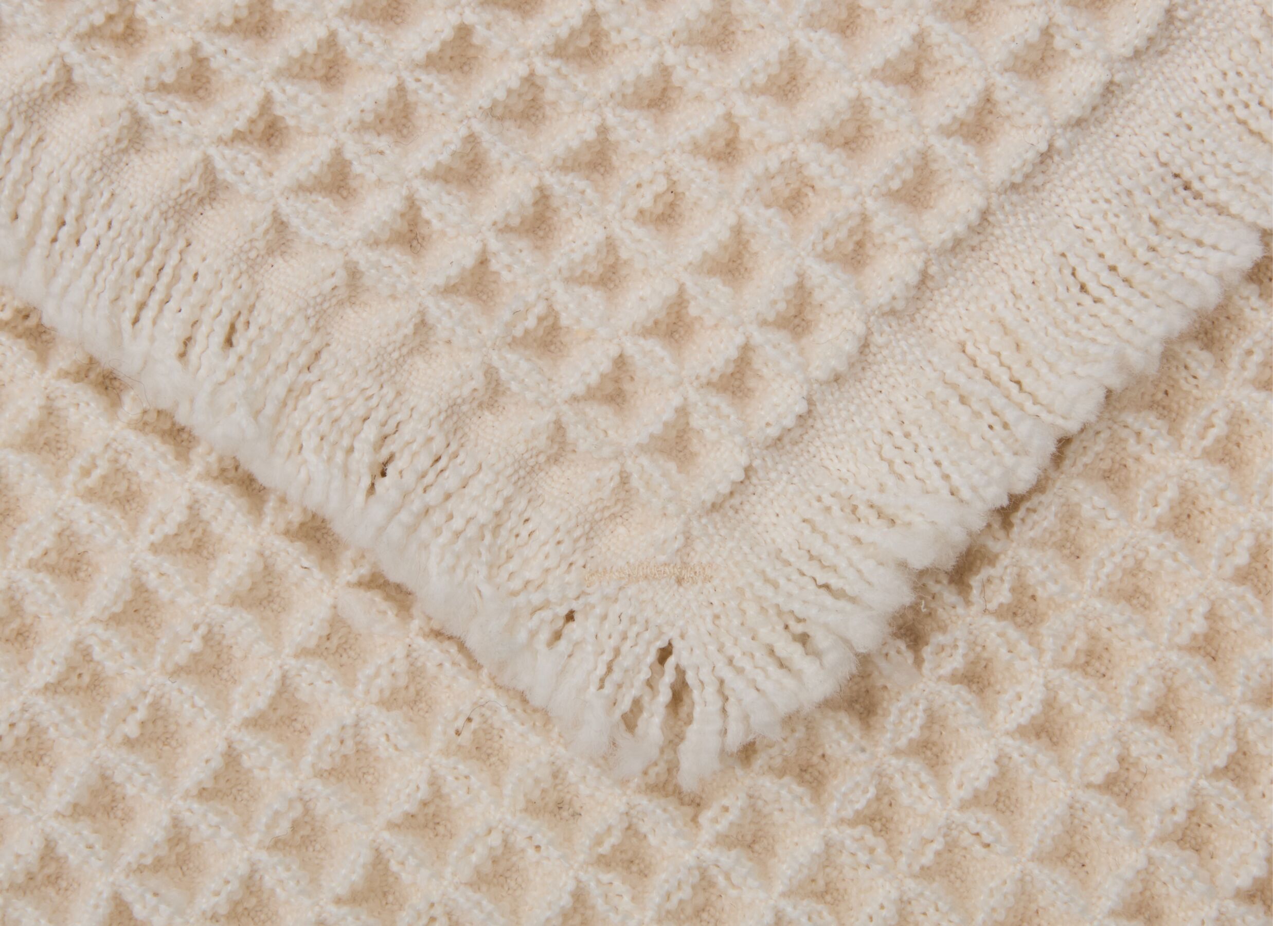 Detailfoto - Badmat Wafel 50x80cm - polyester - beige