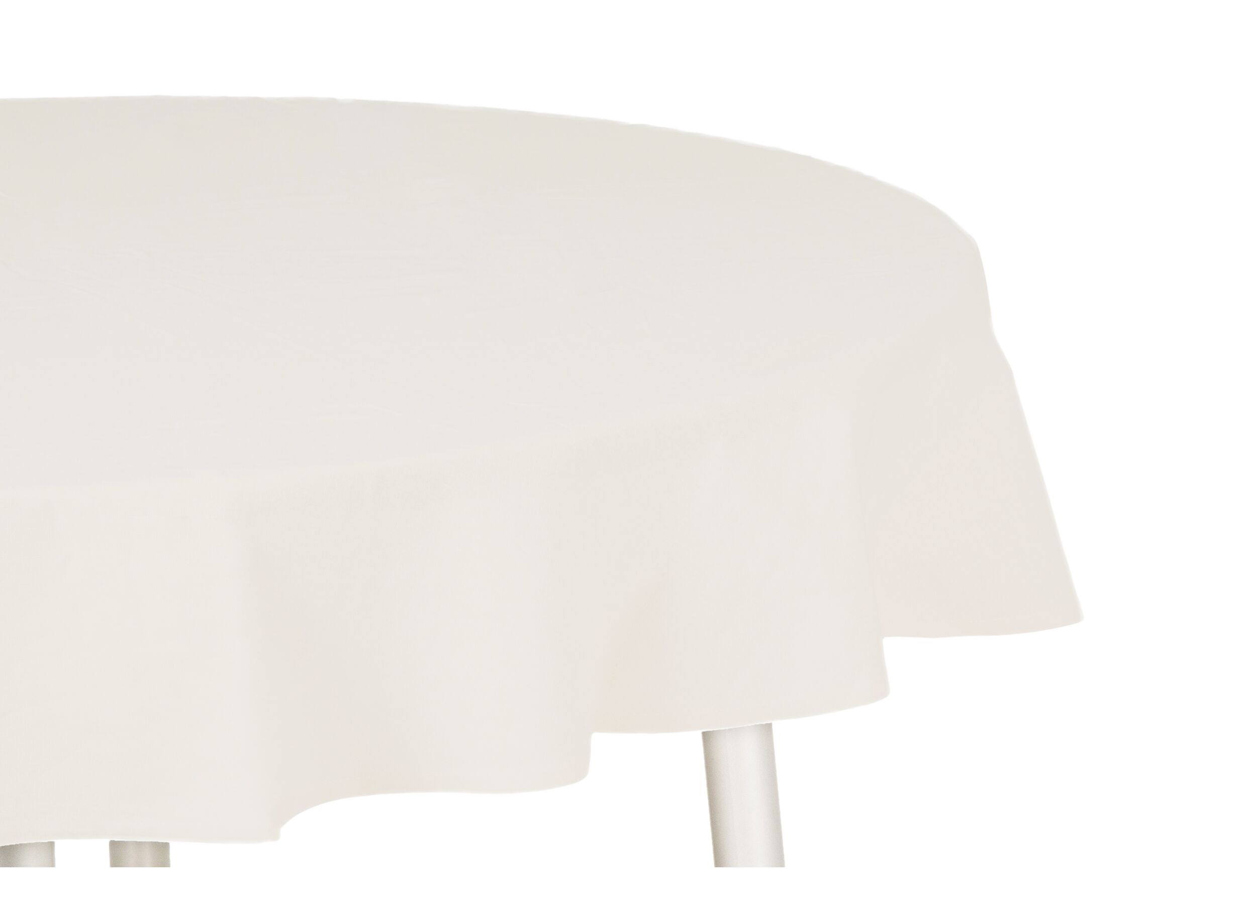 Tafelkleed Teflon Ø180cm - stof - wit - Tafelkleed Teflon Ø180cm - stof - wit