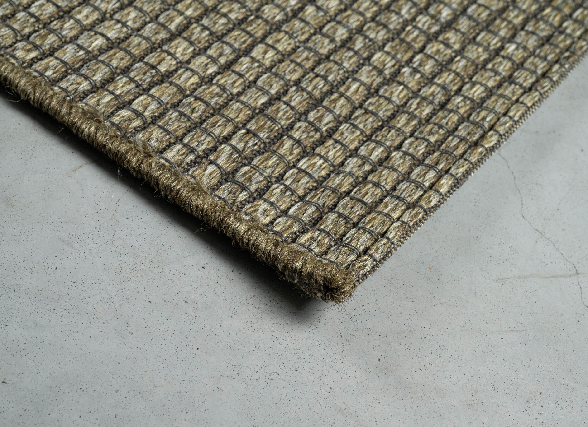 Detailfoto - Tapijt Brandon 160x230cm - polyester - donkergroen