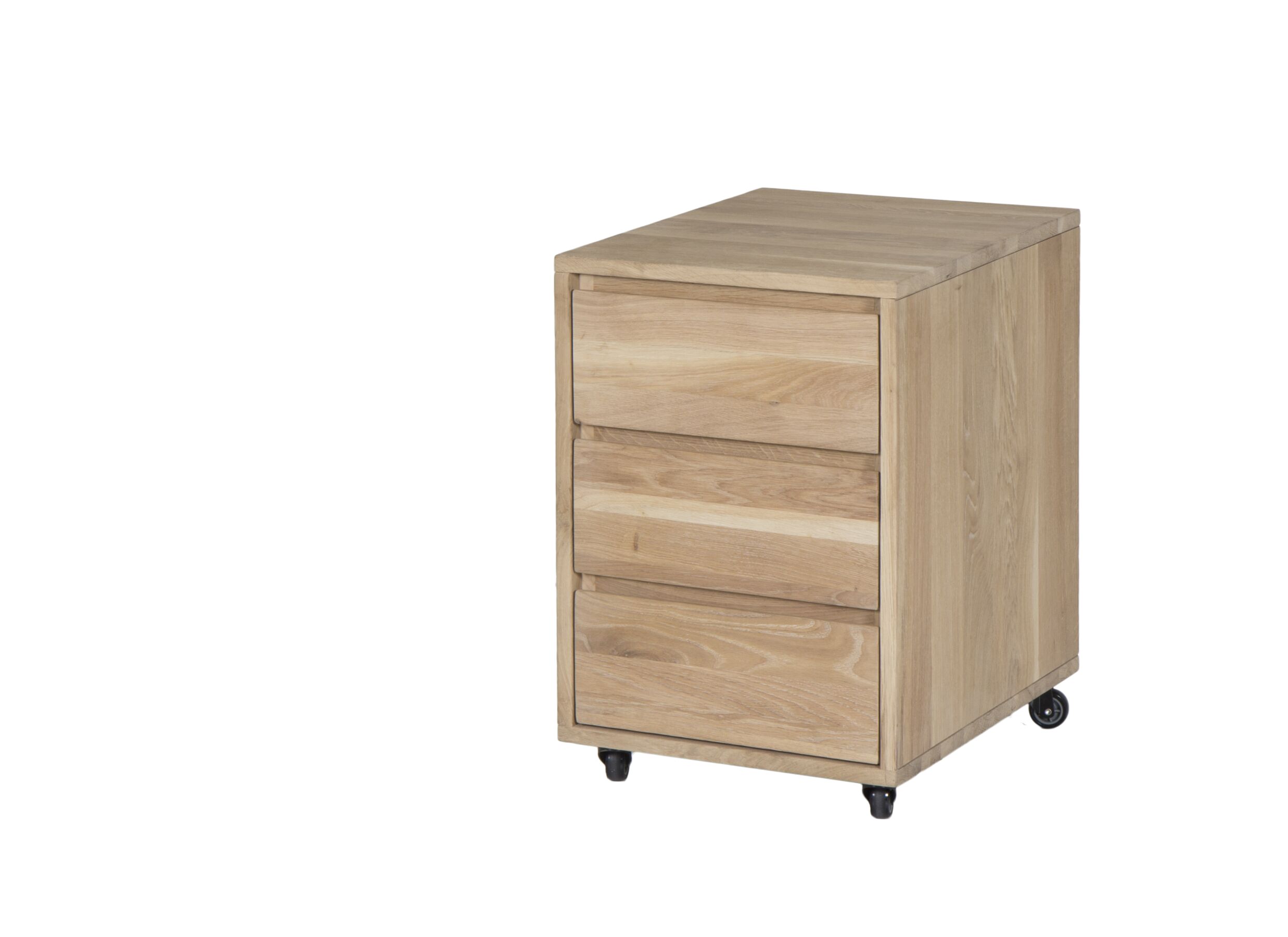 Bloc-tiroir Yoda 44x53x66cm - Bloc-tiroir Yoda 44x53x66cm - chêne massif & placage & décor - naturel