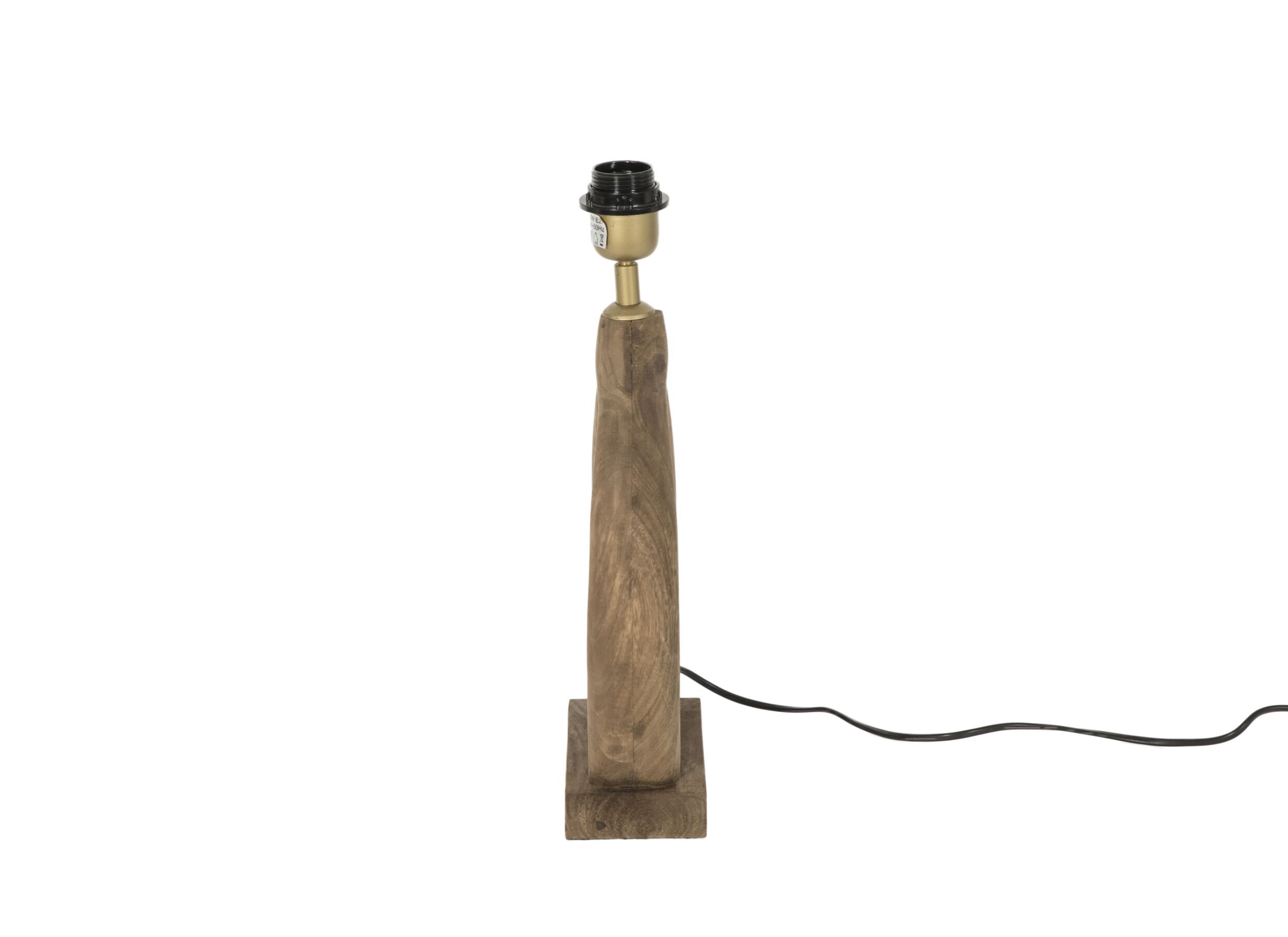 Aperçu - Pied de lampe E27 H30cm - bois - naturel