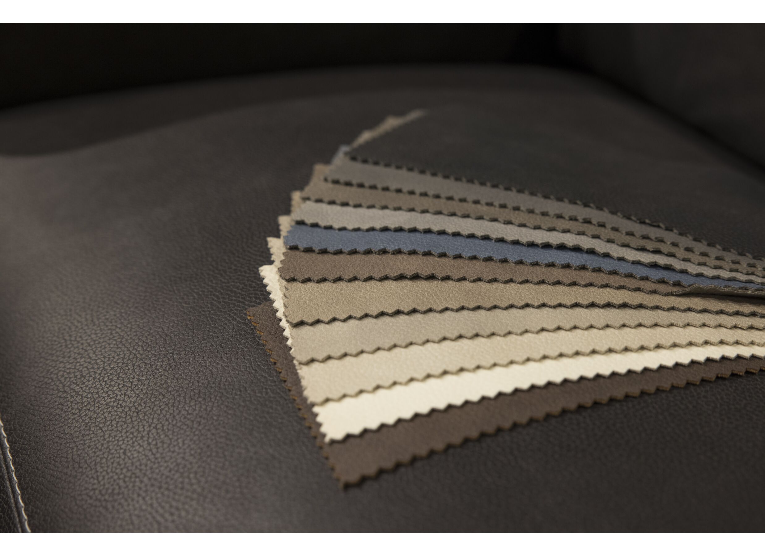 Couleurs - Canapé Dervaux 3+2+1-places - tissu - anthracite avec relax