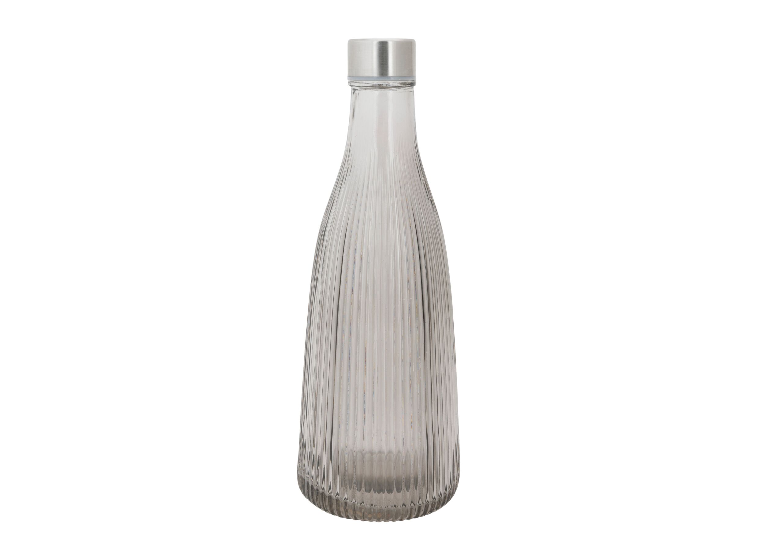 Hoofdfoto - Waterfles Atla 1L - glas - grijs