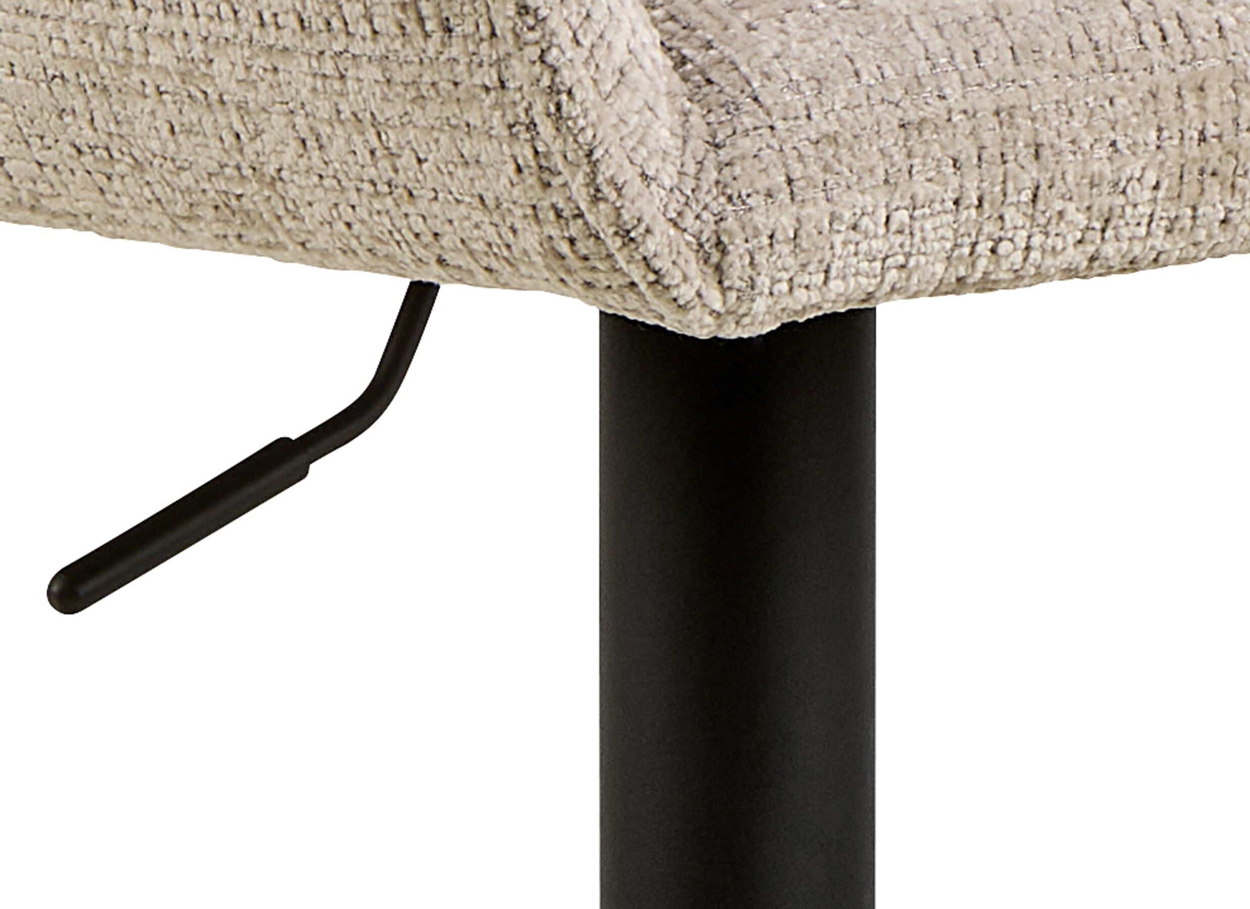 Detail - Chaise de bar HA64cm - tissu - beige