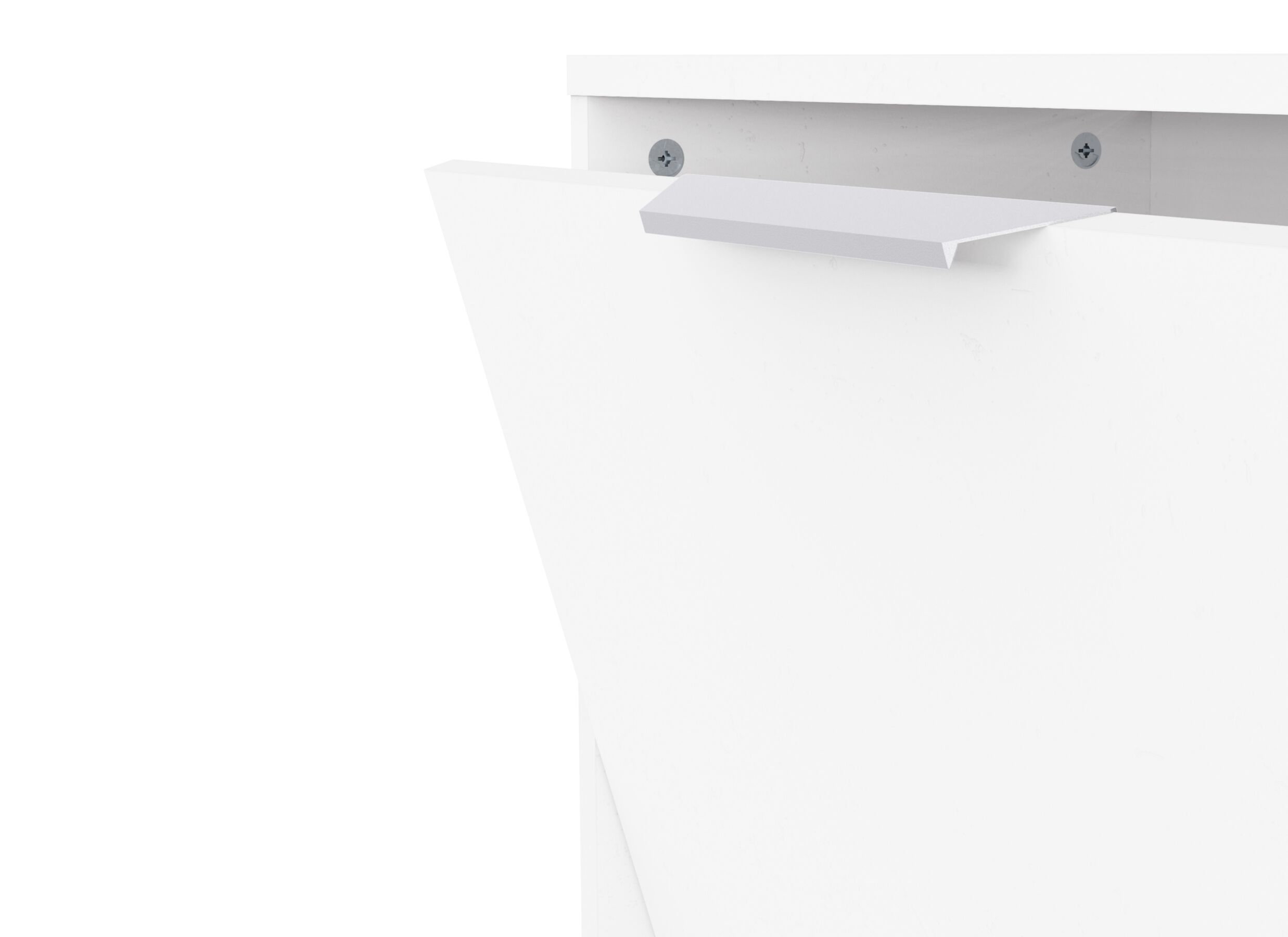 Detail - Armoire à chaussures Ghost 91x26x123cm - décor - blanc