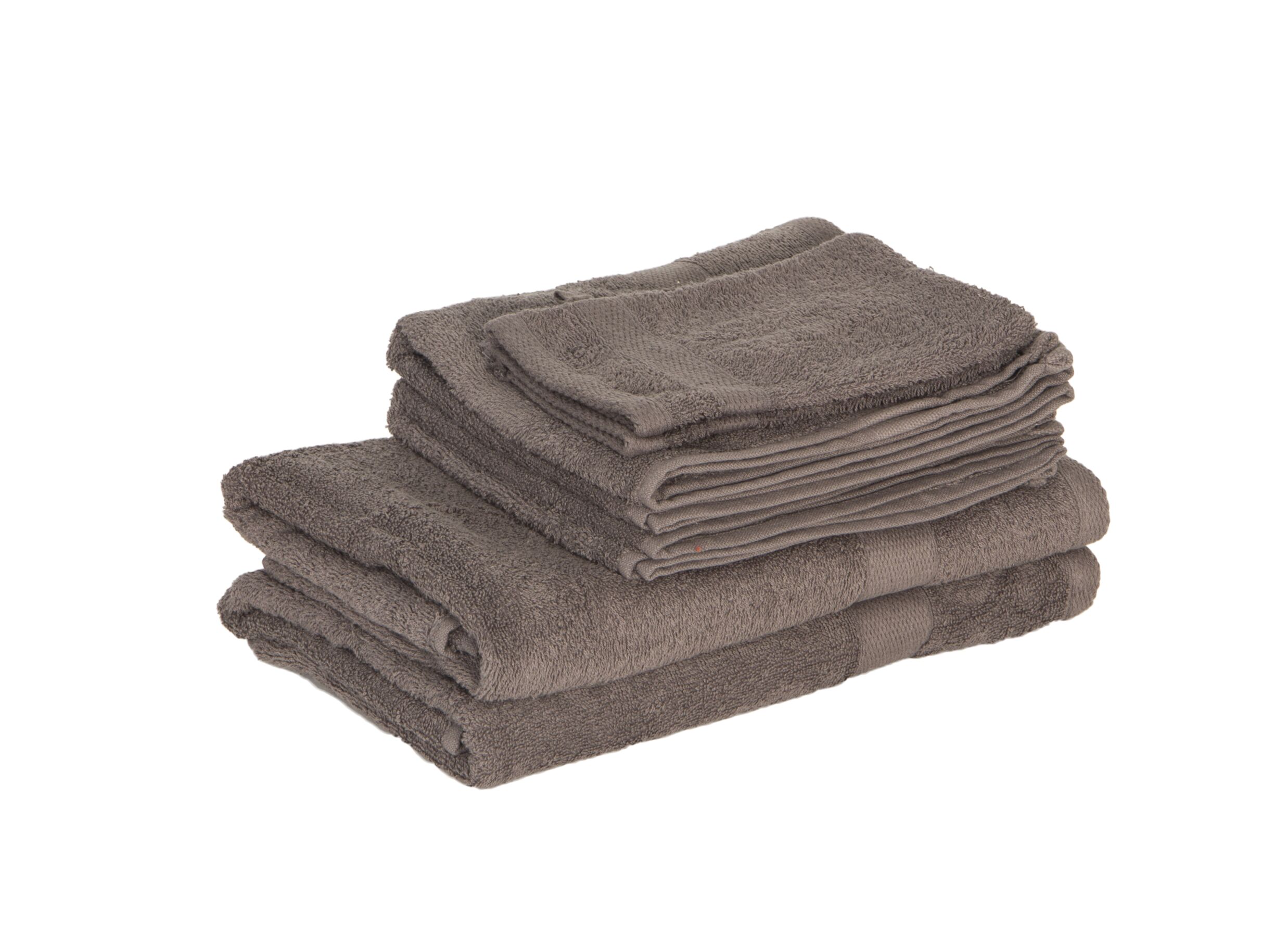 Aperçu - Gant de toilette 15x21cm anthracite grey lot de 2