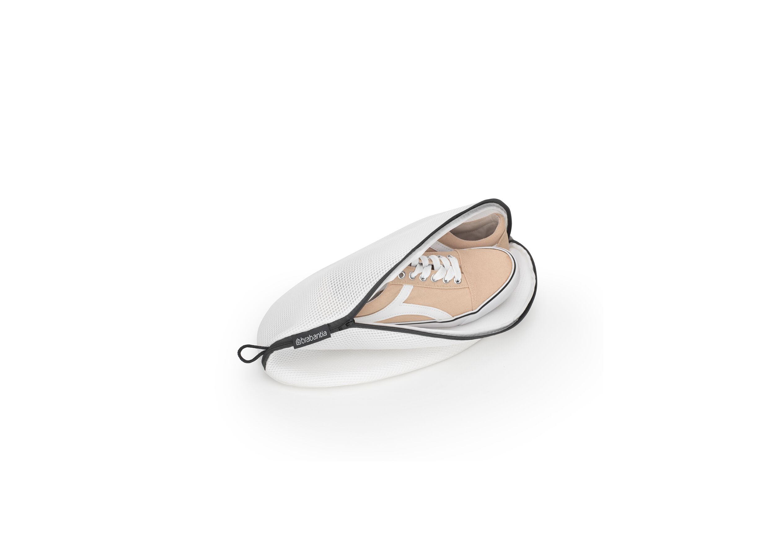 Sac à linge Chaussures 46x23 - Sac à linge Chaussures 46x23,5x25cm blanc gris