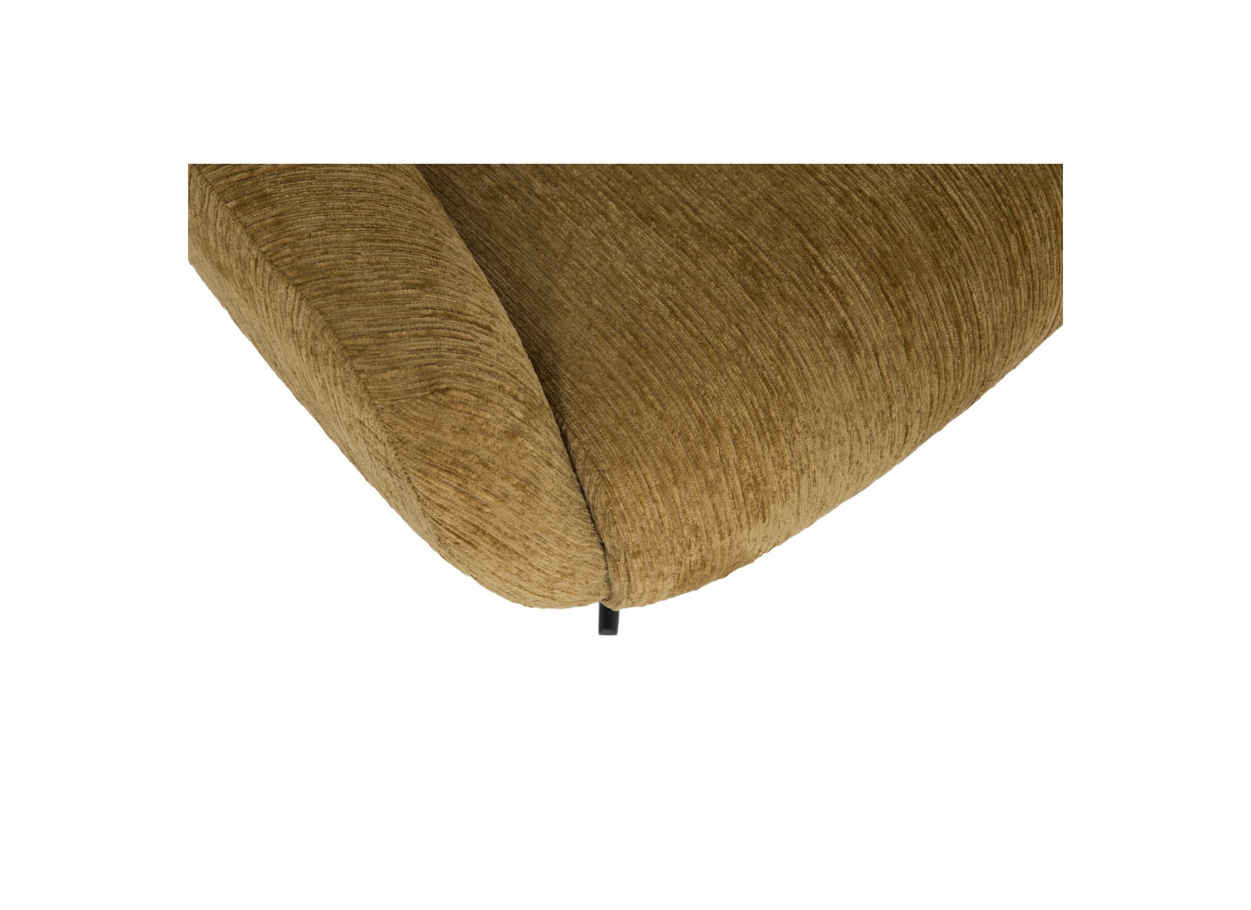 Detailfoto - Fauteuil Berlin 87x84x76cm - stof - pompoen