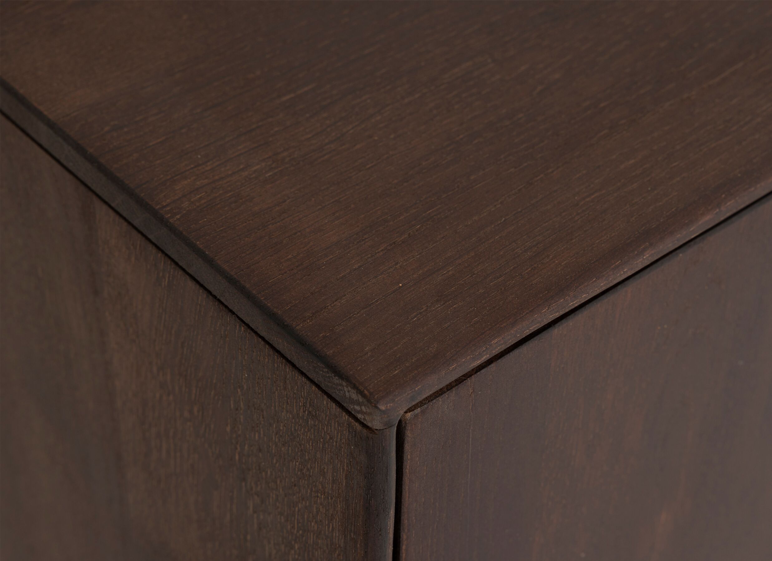 Detailfoto - Tv-meubel Fall 150cm - eik massief - bruin