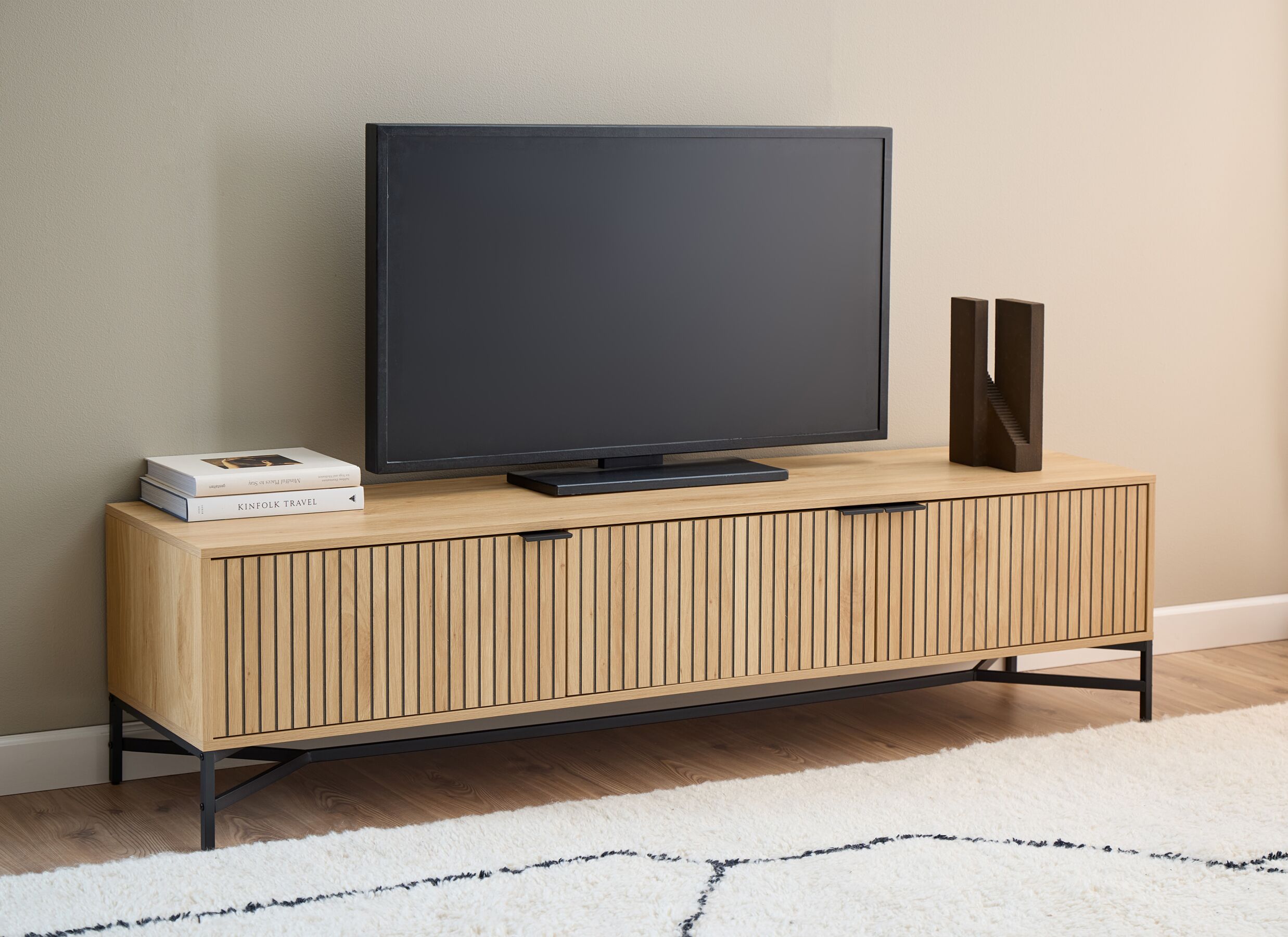 Foto ambiance - Meuble TV 177cm - décor - chêne