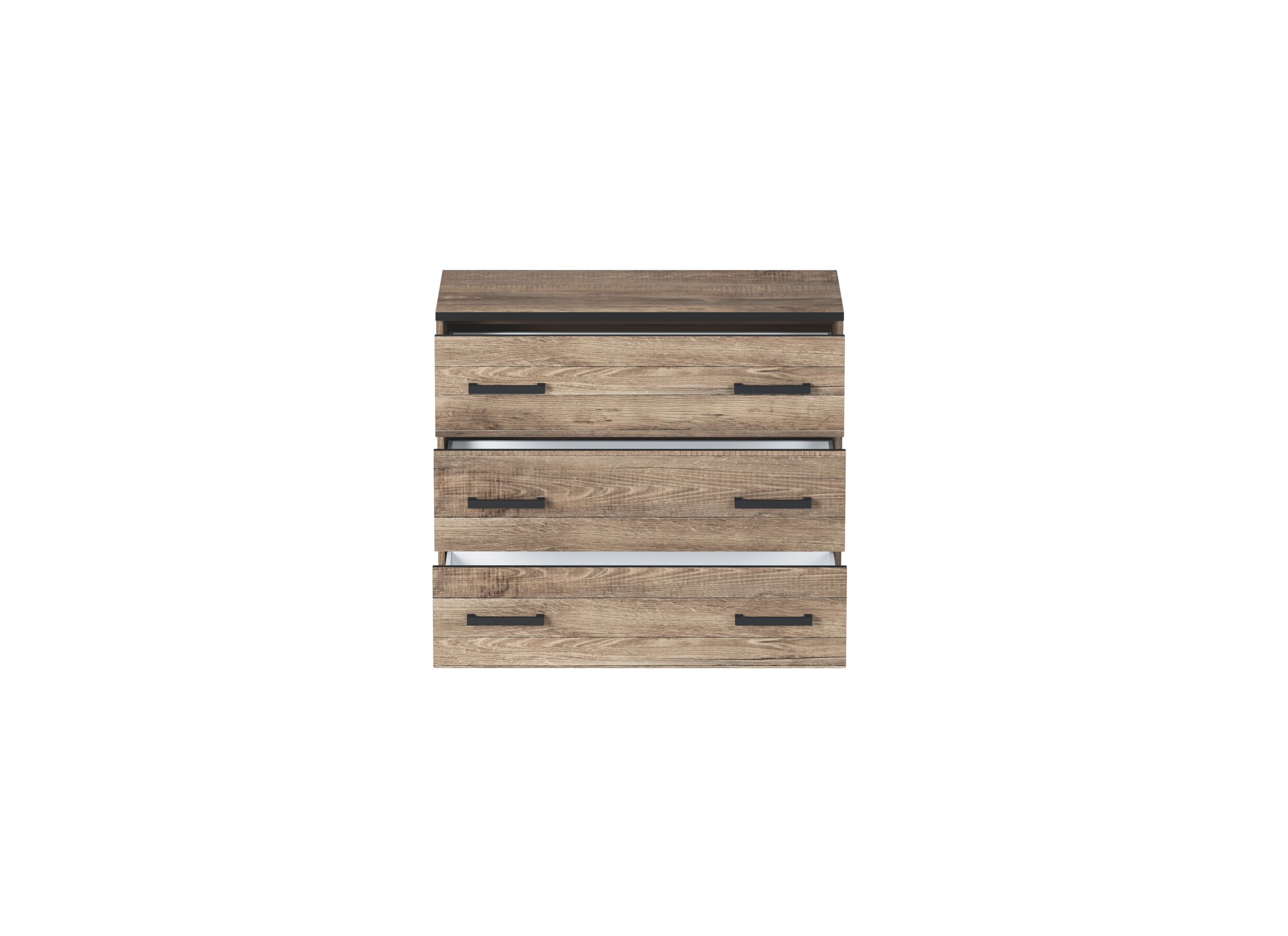 Aperçu - Commode Veronique 98x40x82cm - décor - colonial/noir