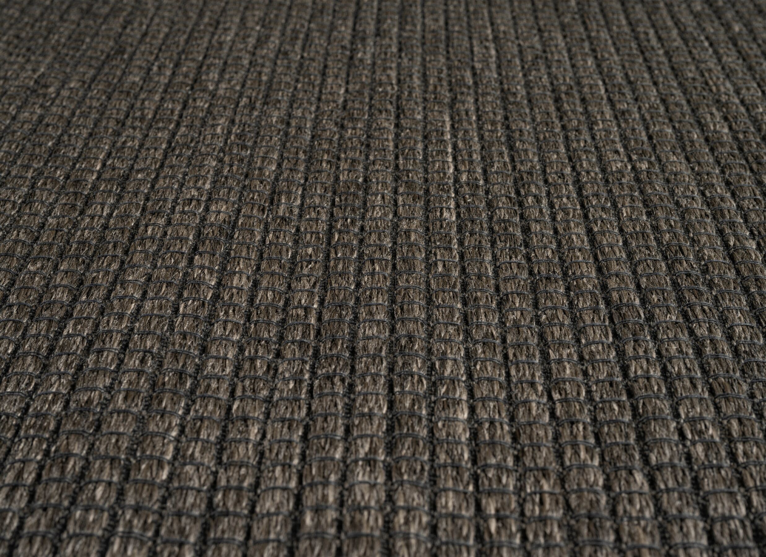 Detailfoto - Buitentapijt Brandon 160x230cm - polypropyleen - donkerbruin