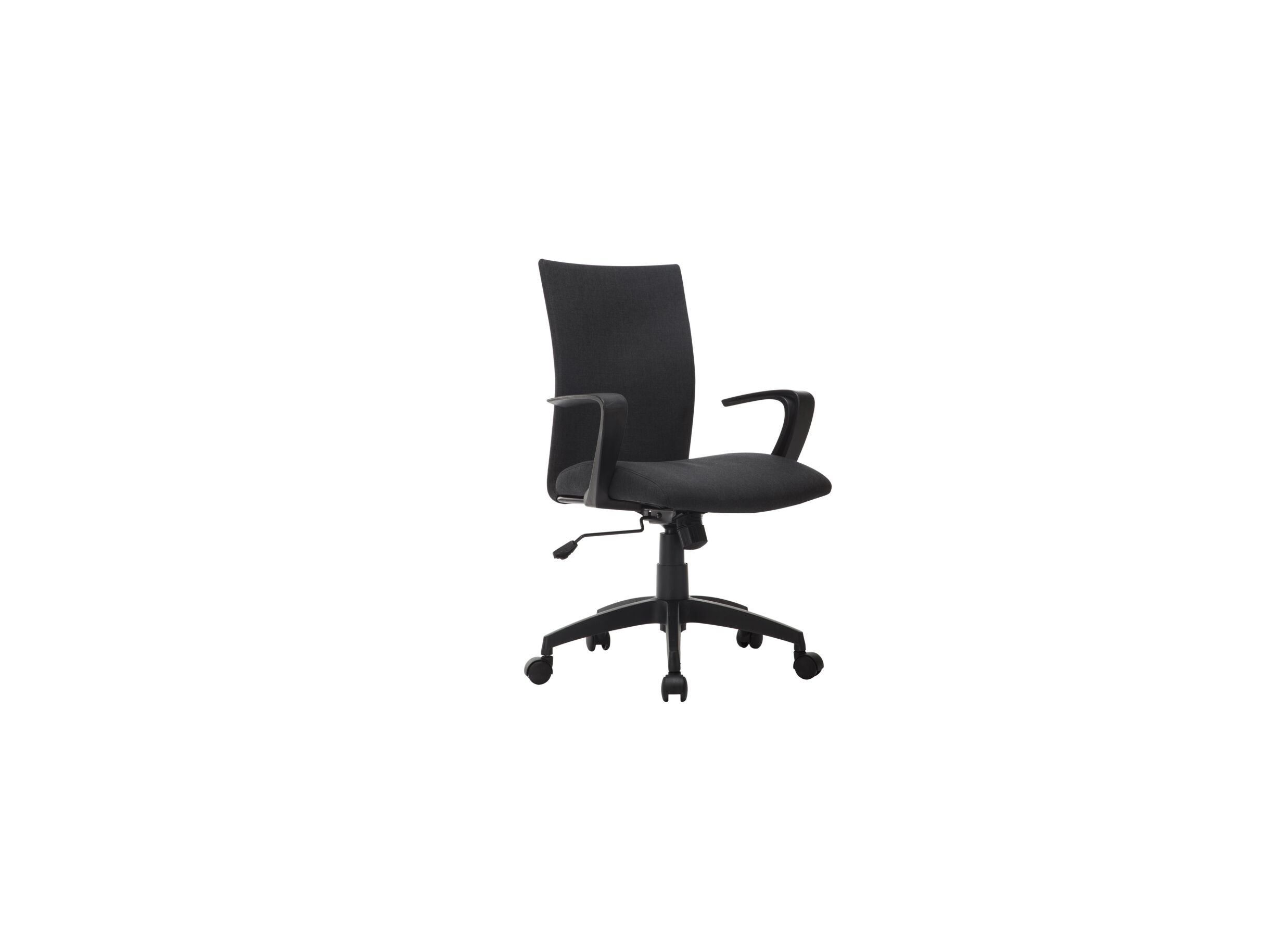Chaise de bureau Grappa noir anthracite - Chaise de bureau Grappa 58x55x98cm - tissu - noir & anthracite