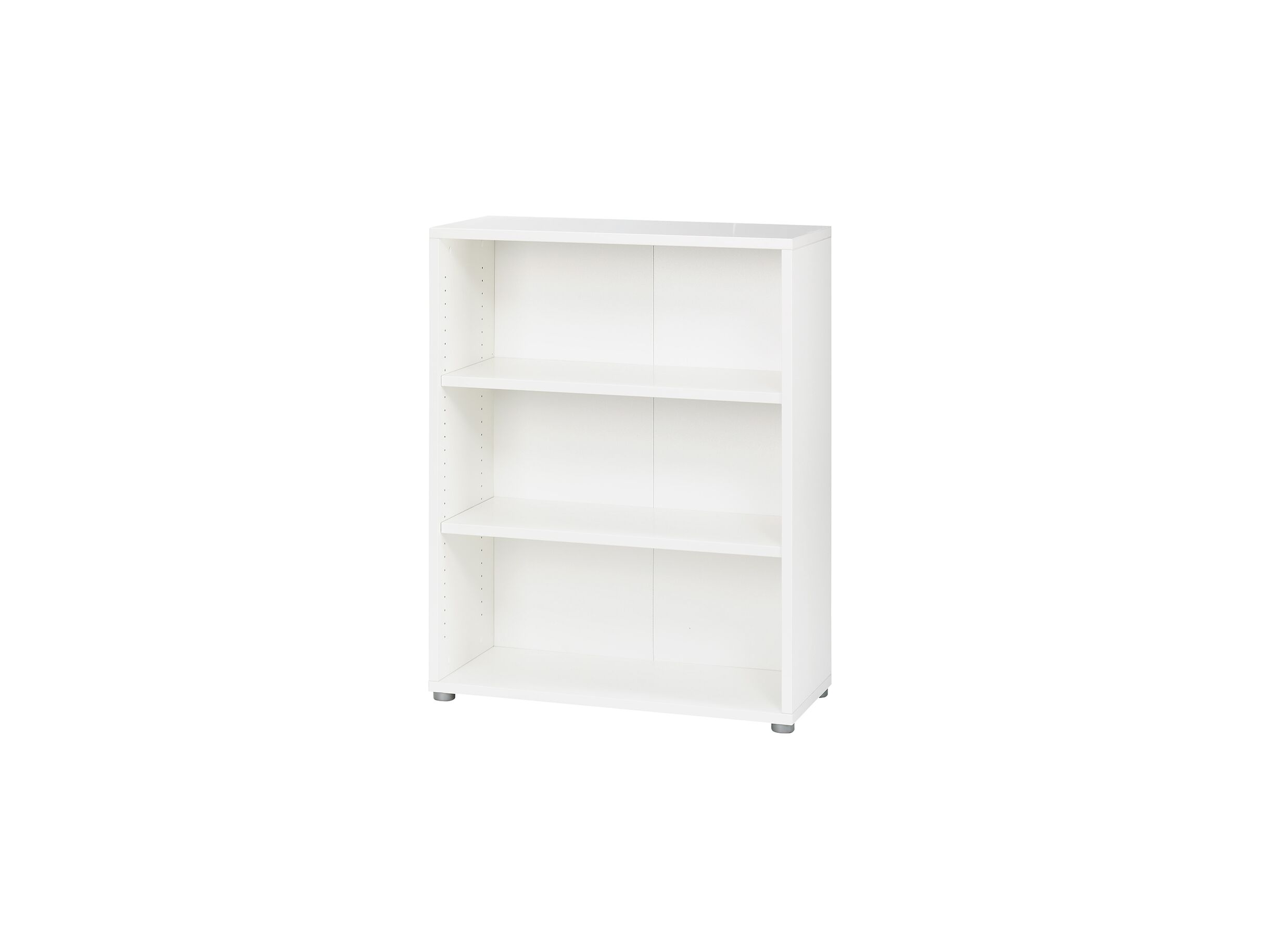 Boekenrek Prima 89x40x113cm - melamine - wit