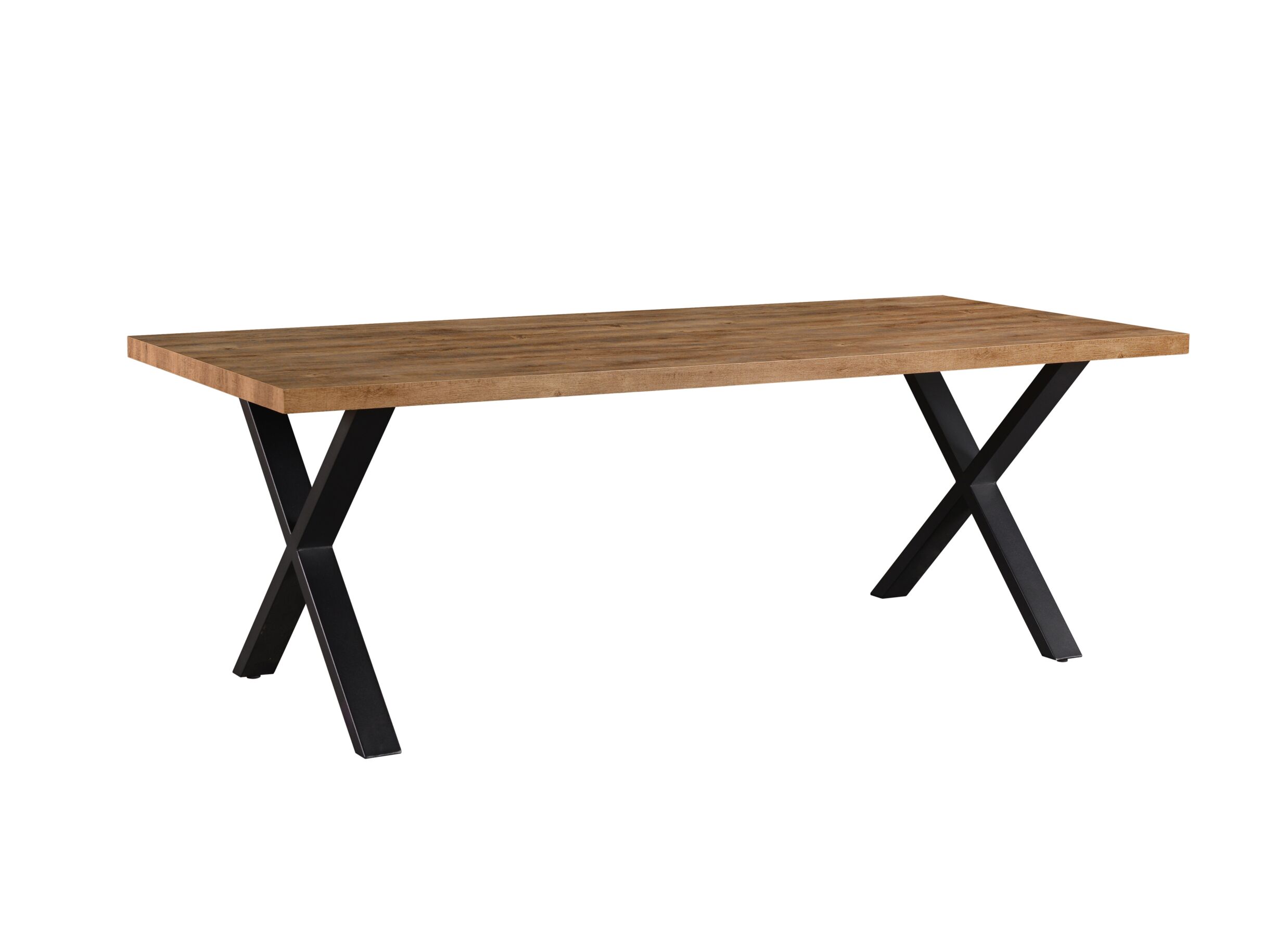Tafel Estrella 190x95cm - meubelplaat - industrial oak
