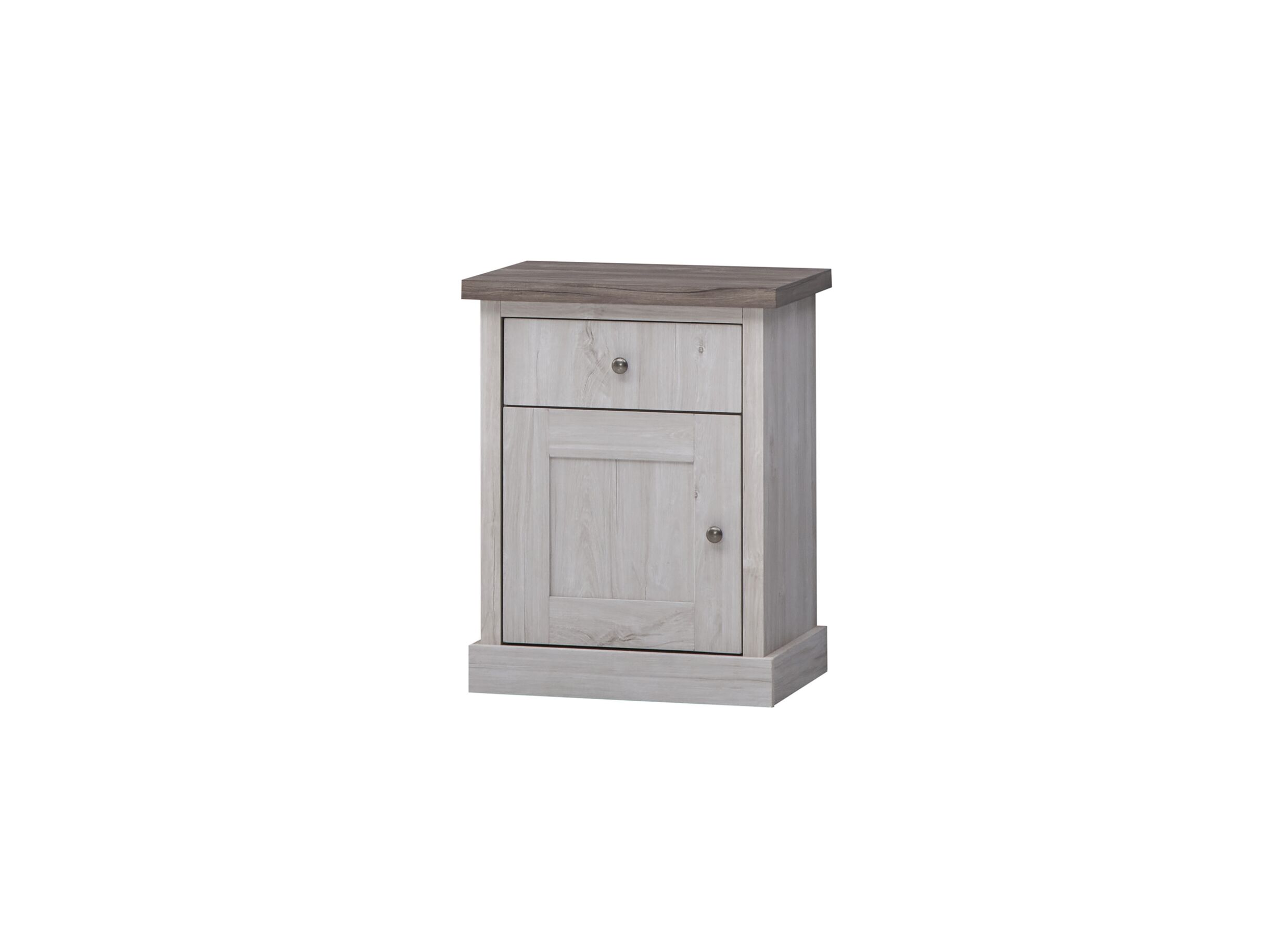 Plus Important - Table de chevet Eline 48x40x62cm gris