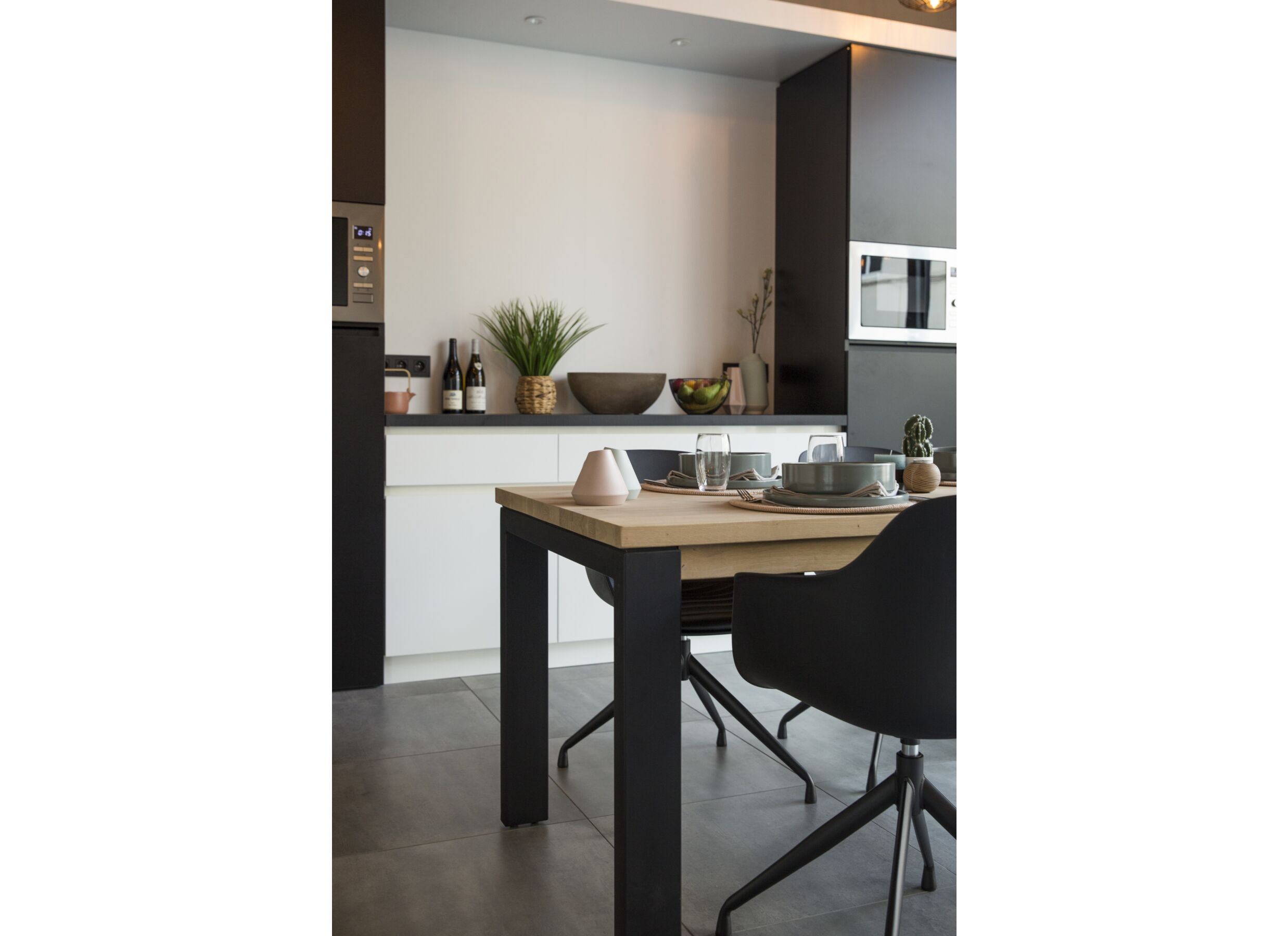 Table Palacio 200x100cm - chêne massif - naturel