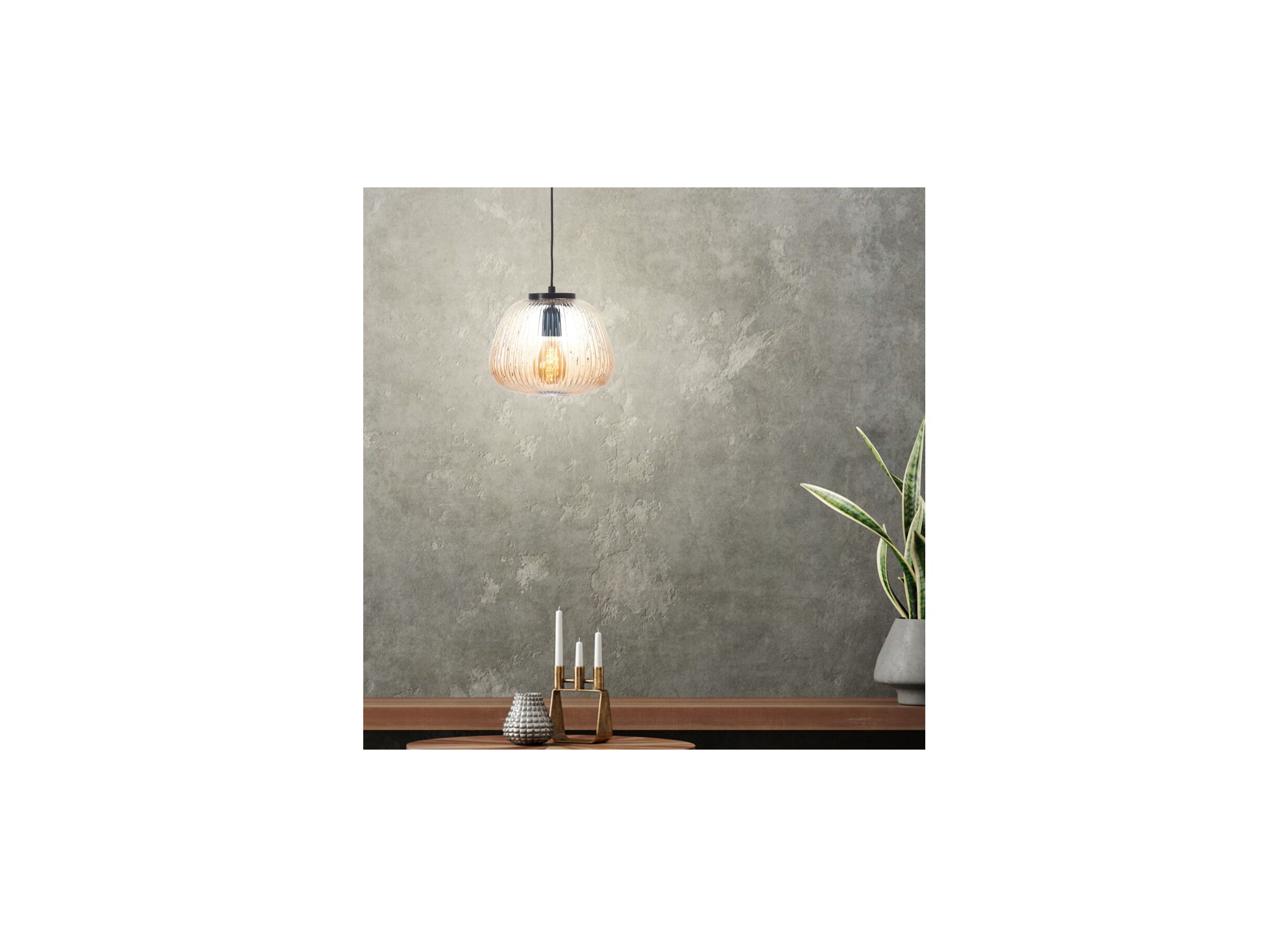 Foto ambiance - Suspension Kaizen Ø25cm 1x40W E27