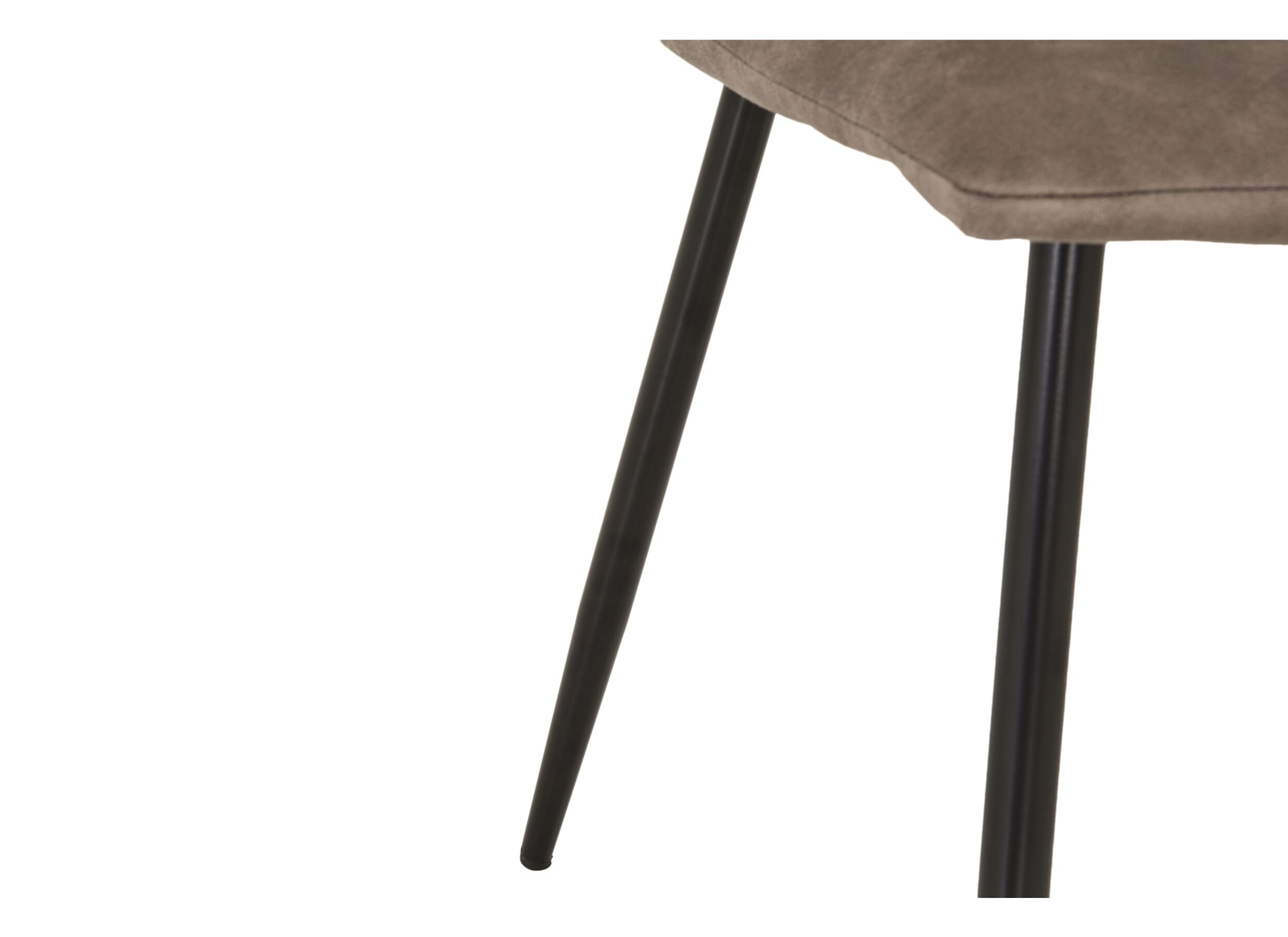 Detail - Chaise Churchill 46x54,5x85cm - métal/tissu - taupe