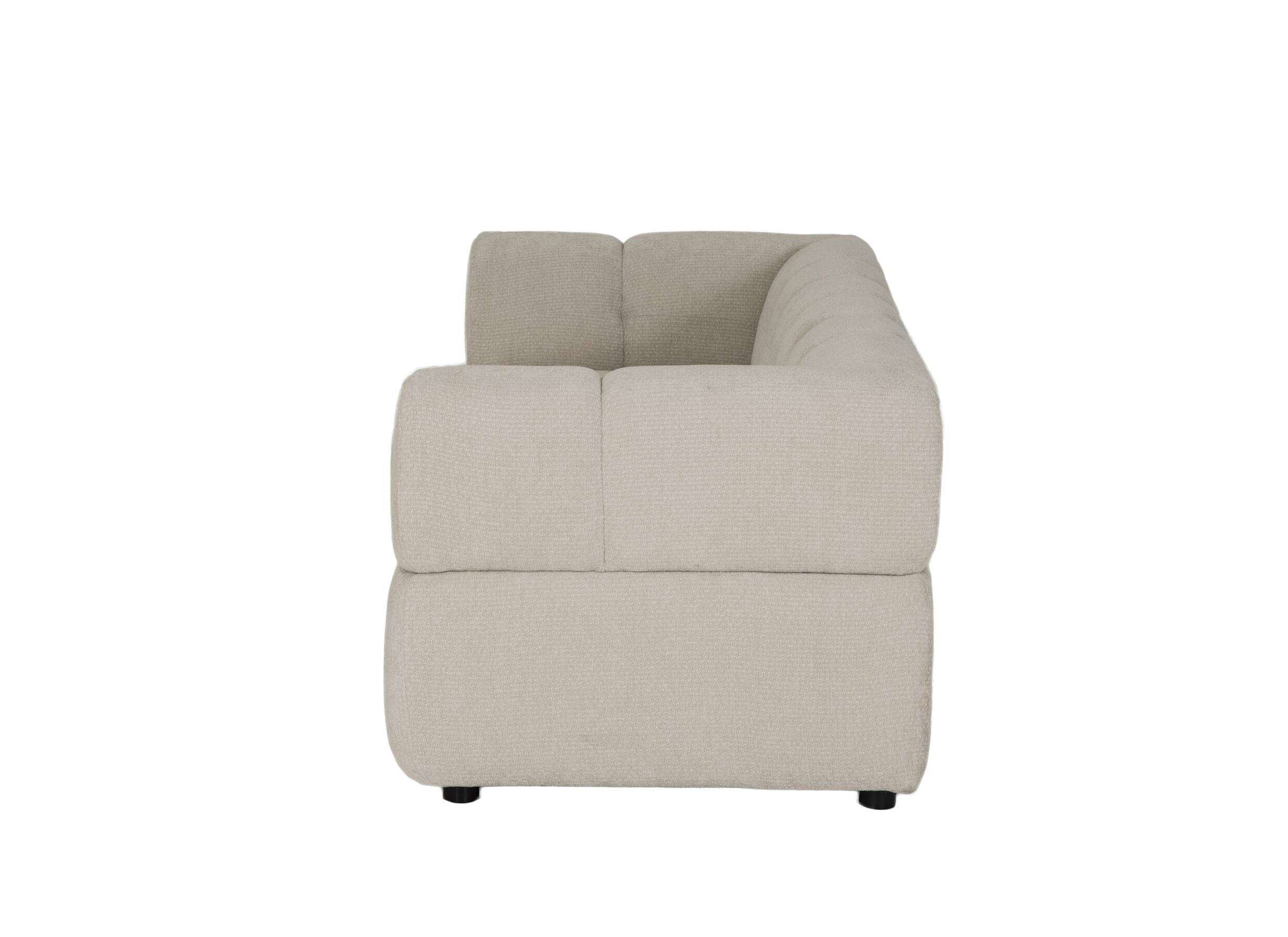 Aperçu - Canapé Tortuga 3 places - fibre polyester - beige