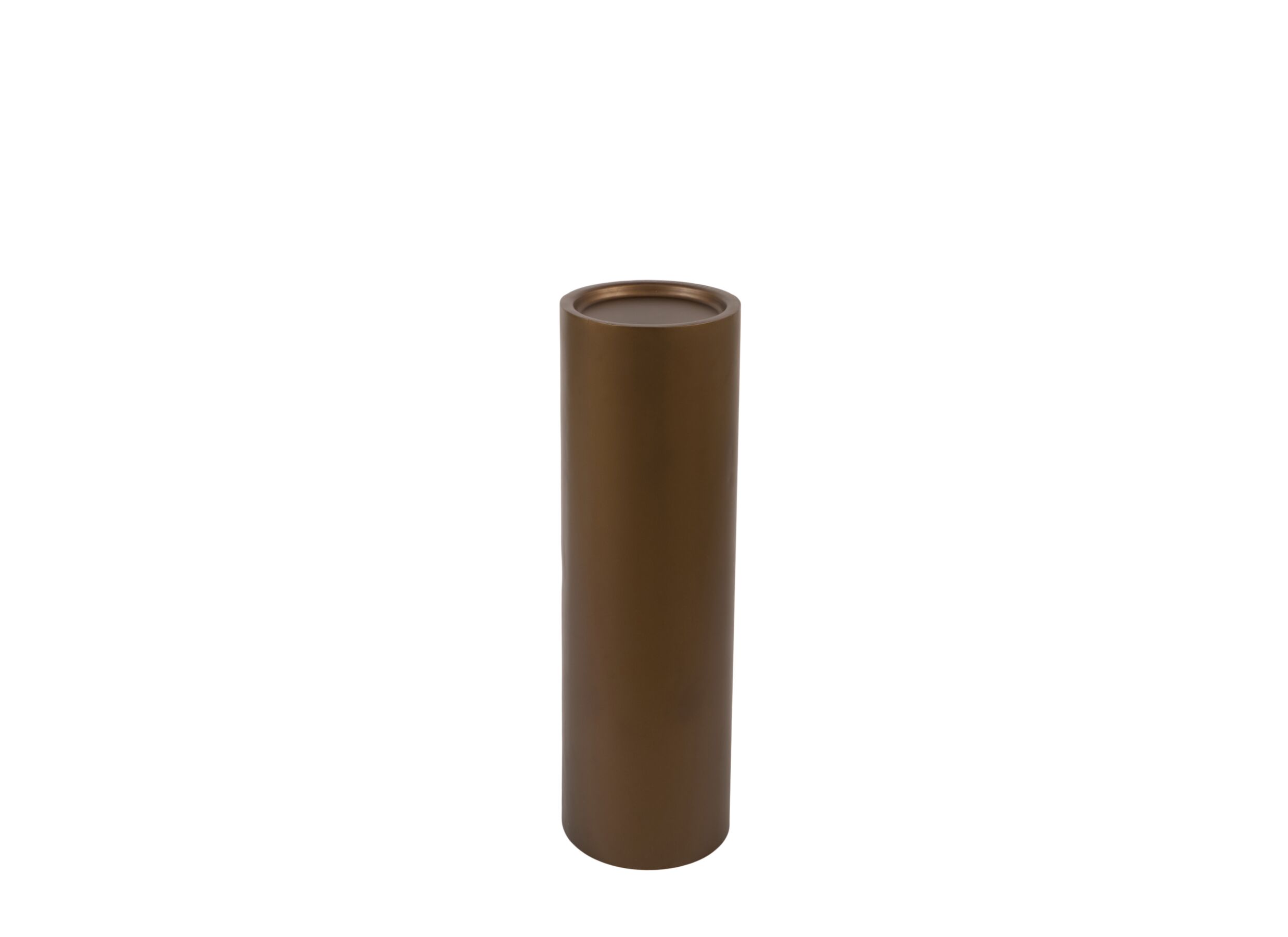 Aperçu - Porte-bougie Yon H107cm - métal & verre - marron & bronze