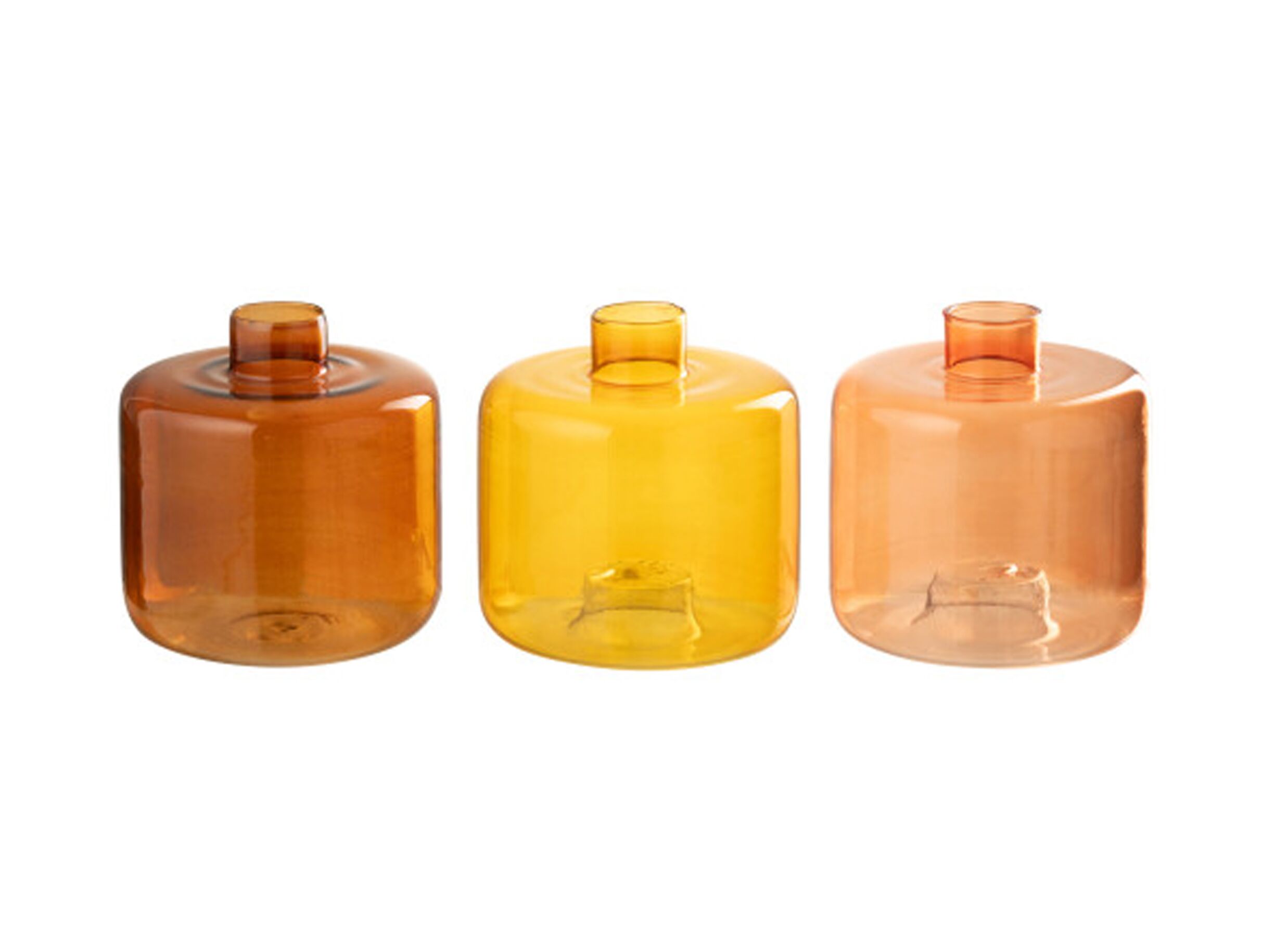 Aperçu - Vase H27cm - verre - orange