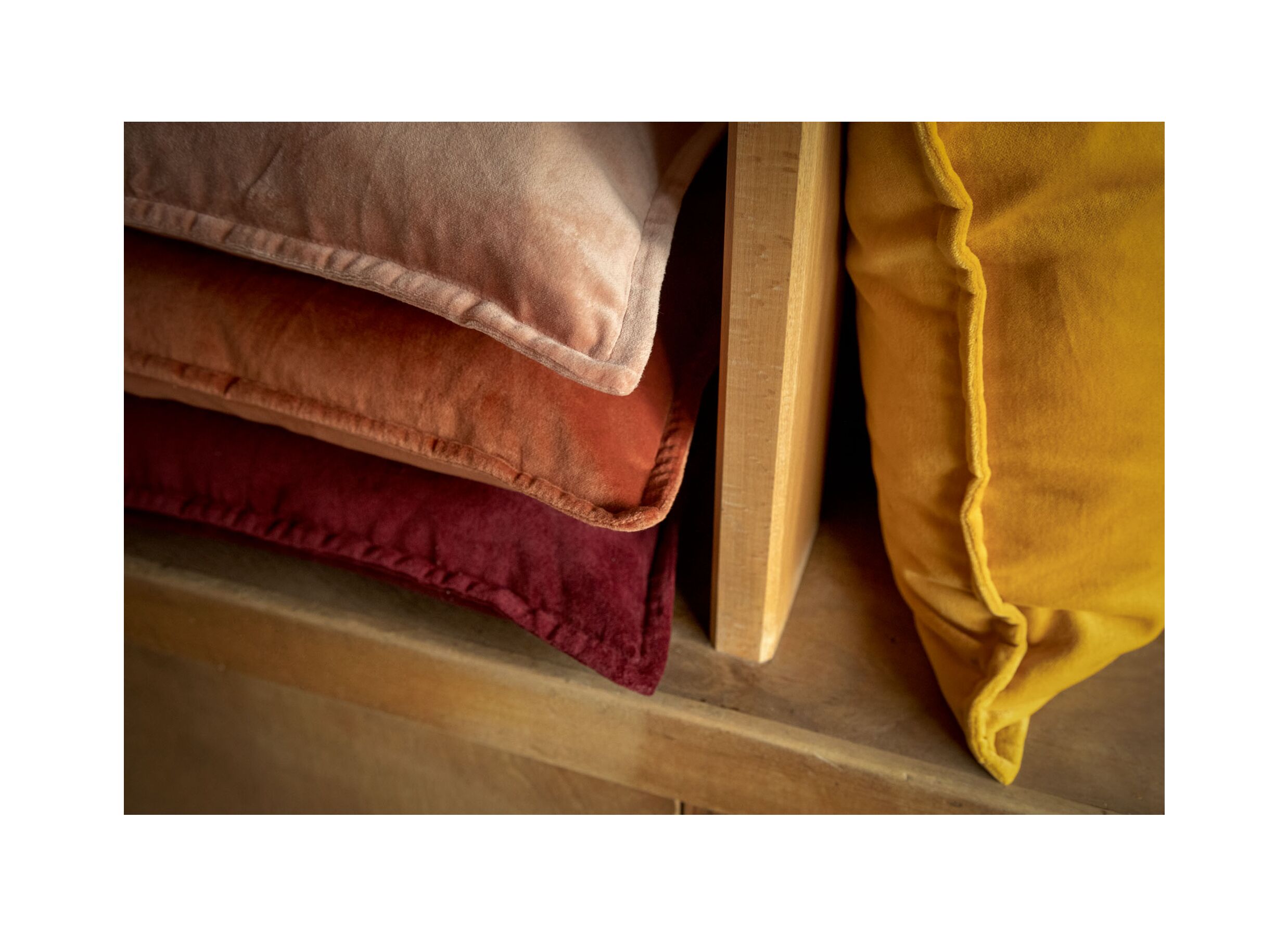 Foto ambiance - Coussin Caith 50x50cm muted clay
