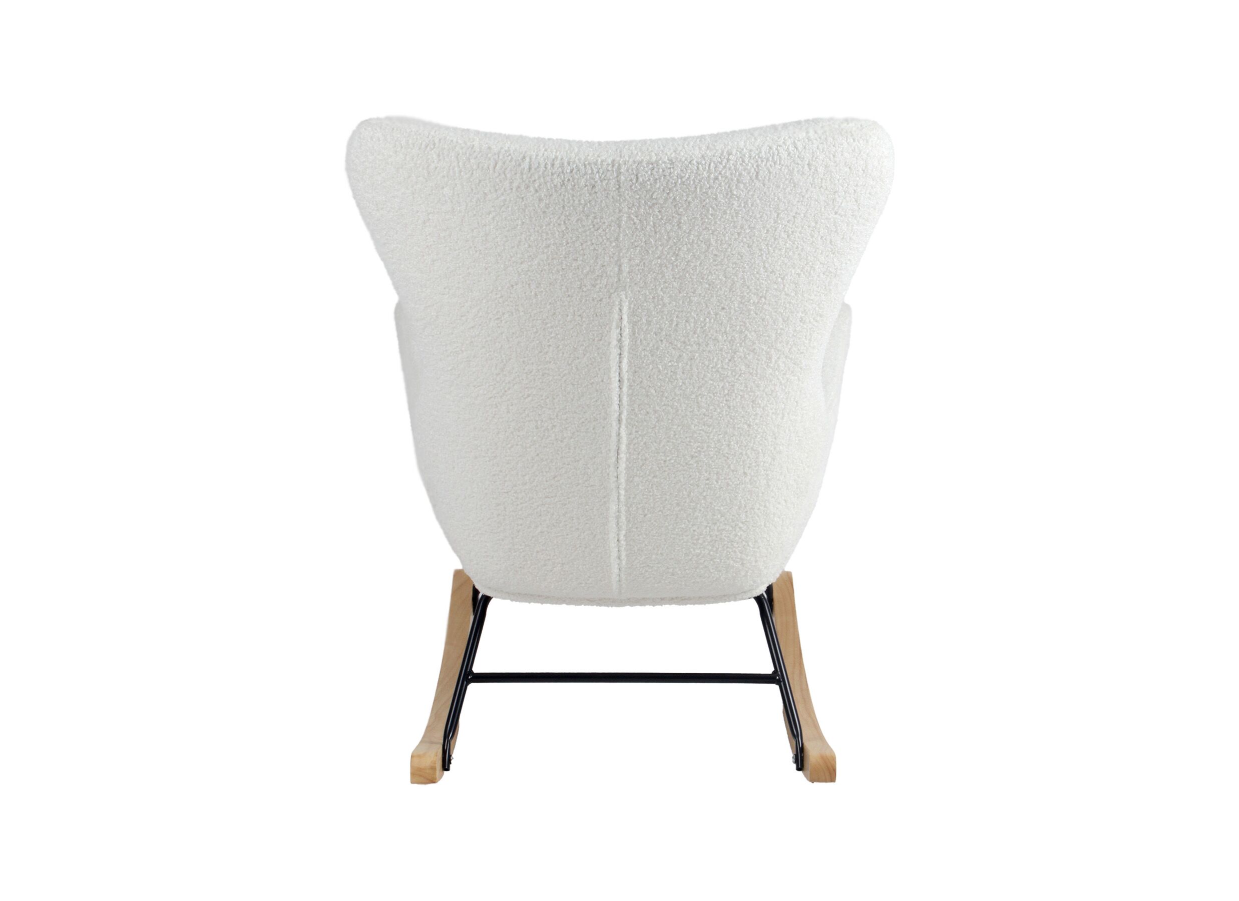 Aperçu - Fauteuil à bascule Hakka - tissu - Beige