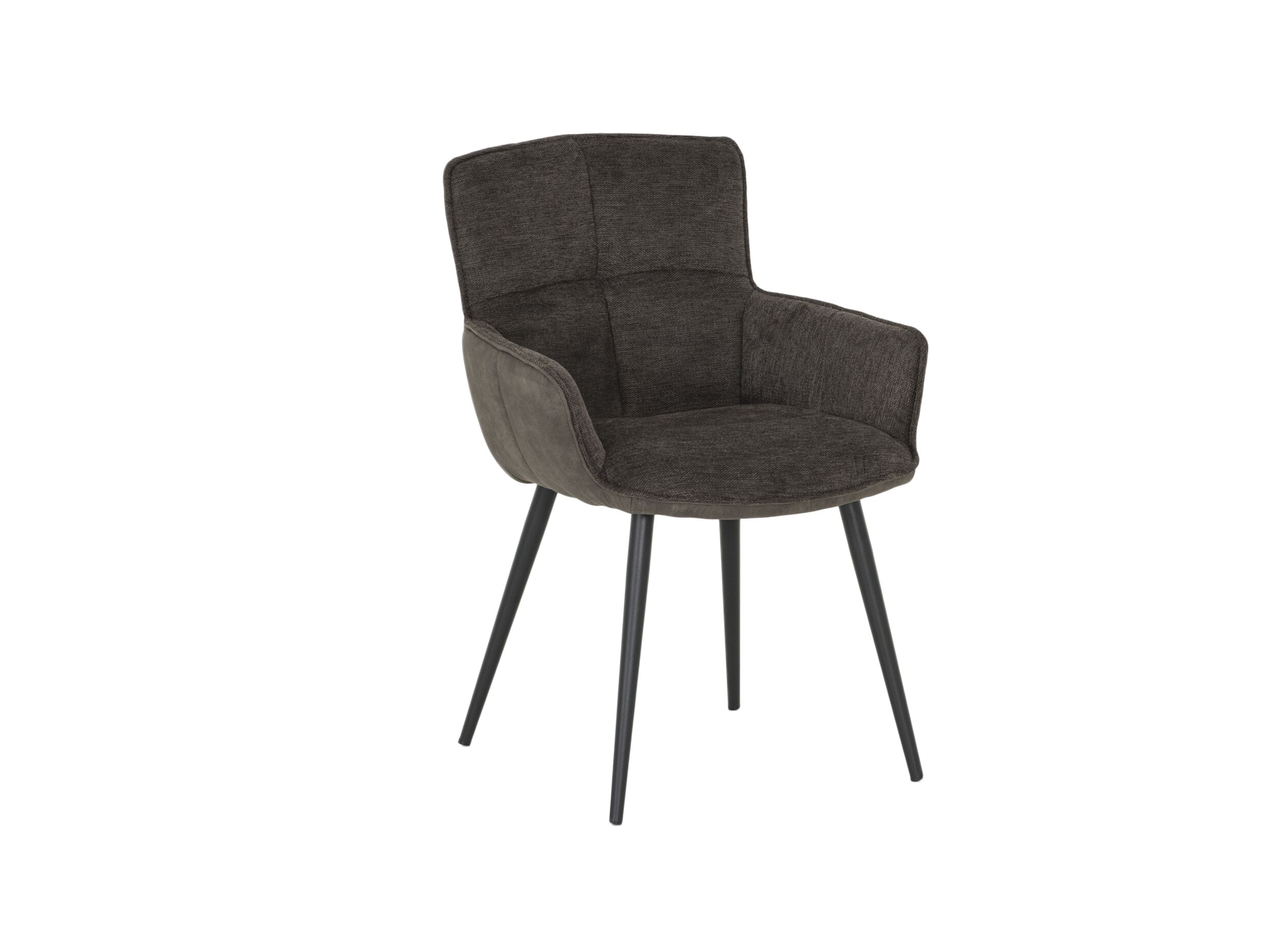 Kuipstoel Doyle 62 - Kuipstoel Doyle 62,5x59,5x88cm - stof - bruin