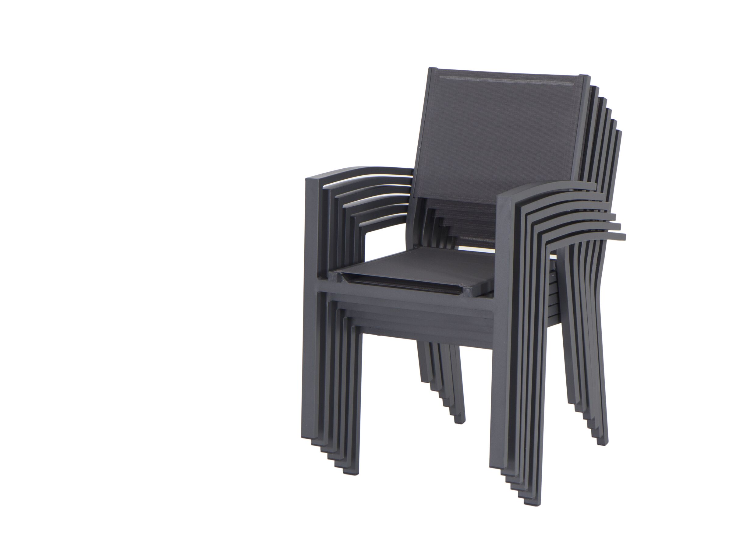 Aperçu - Chaise de jardin Prayer 57x64,5x87cm - aluminium/textileen - grey