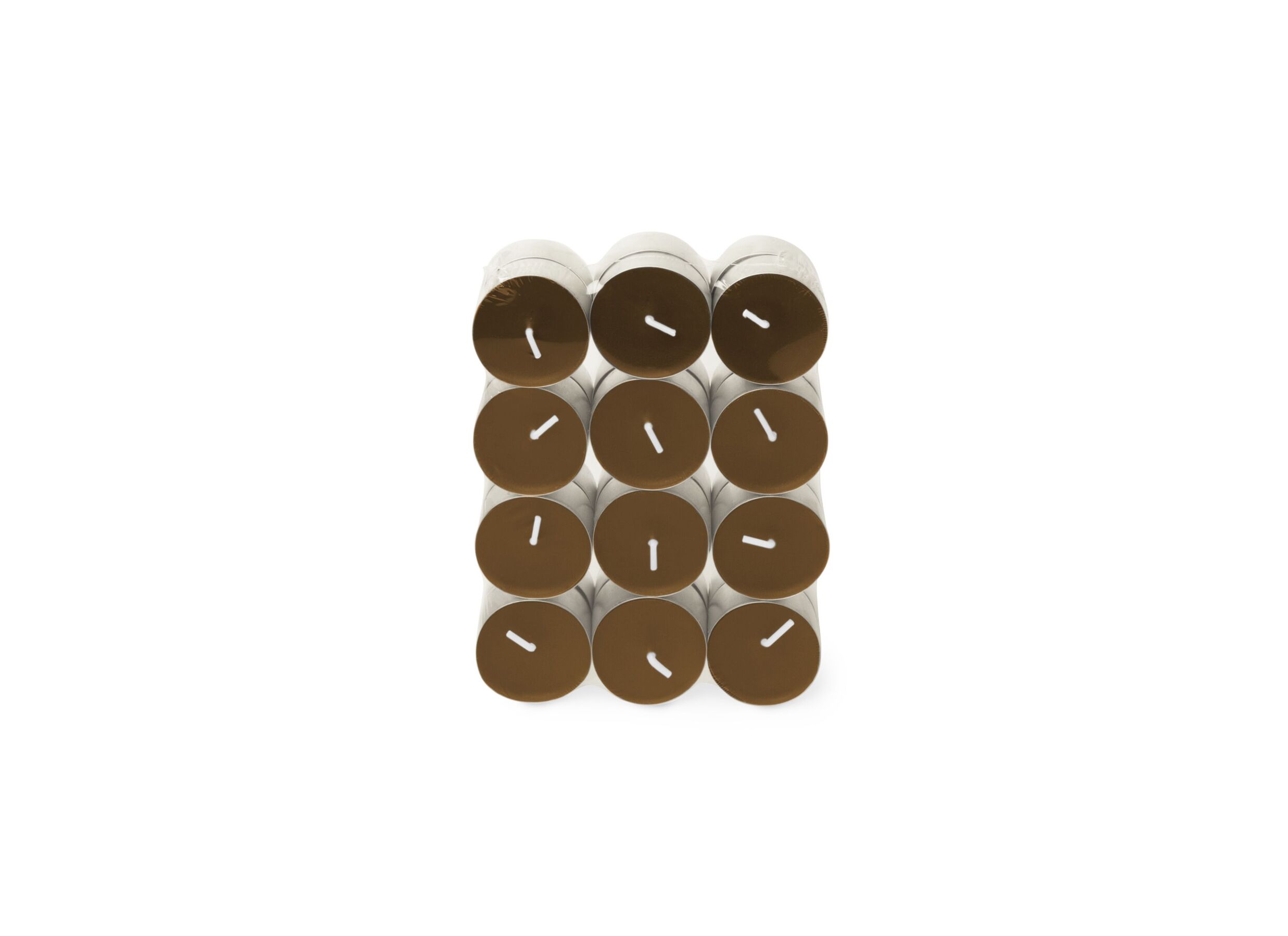 Theelichtjes Warm Wonder 4 - Bougie chauffe-plat Warm Wonder 4,5h brun, 24 pièces