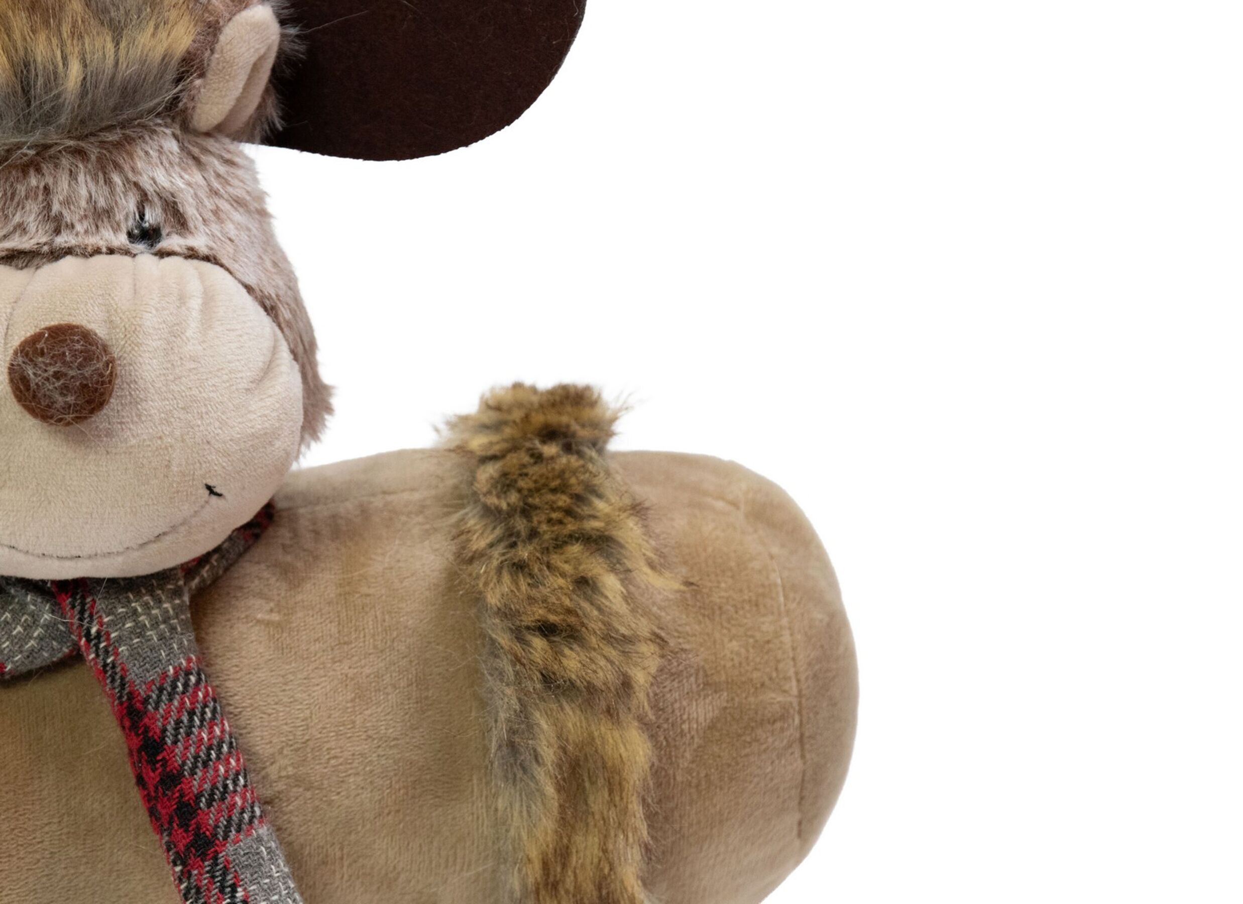 Detailfoto - Deurstopper Rudolf 30x88cm - stof - multicolor