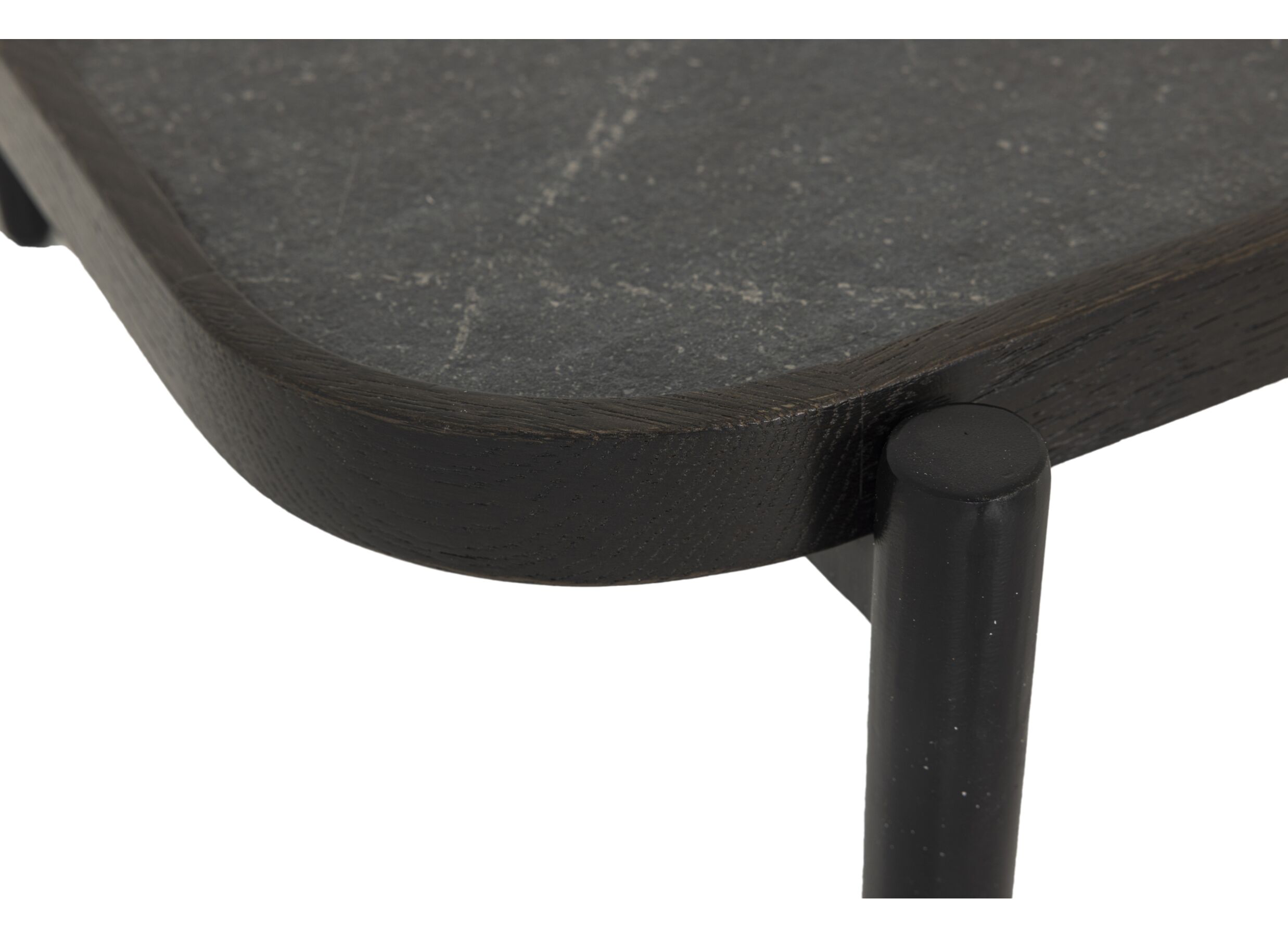 Detail - Table basse Trip 120x65cm - décor & stratifié - noir