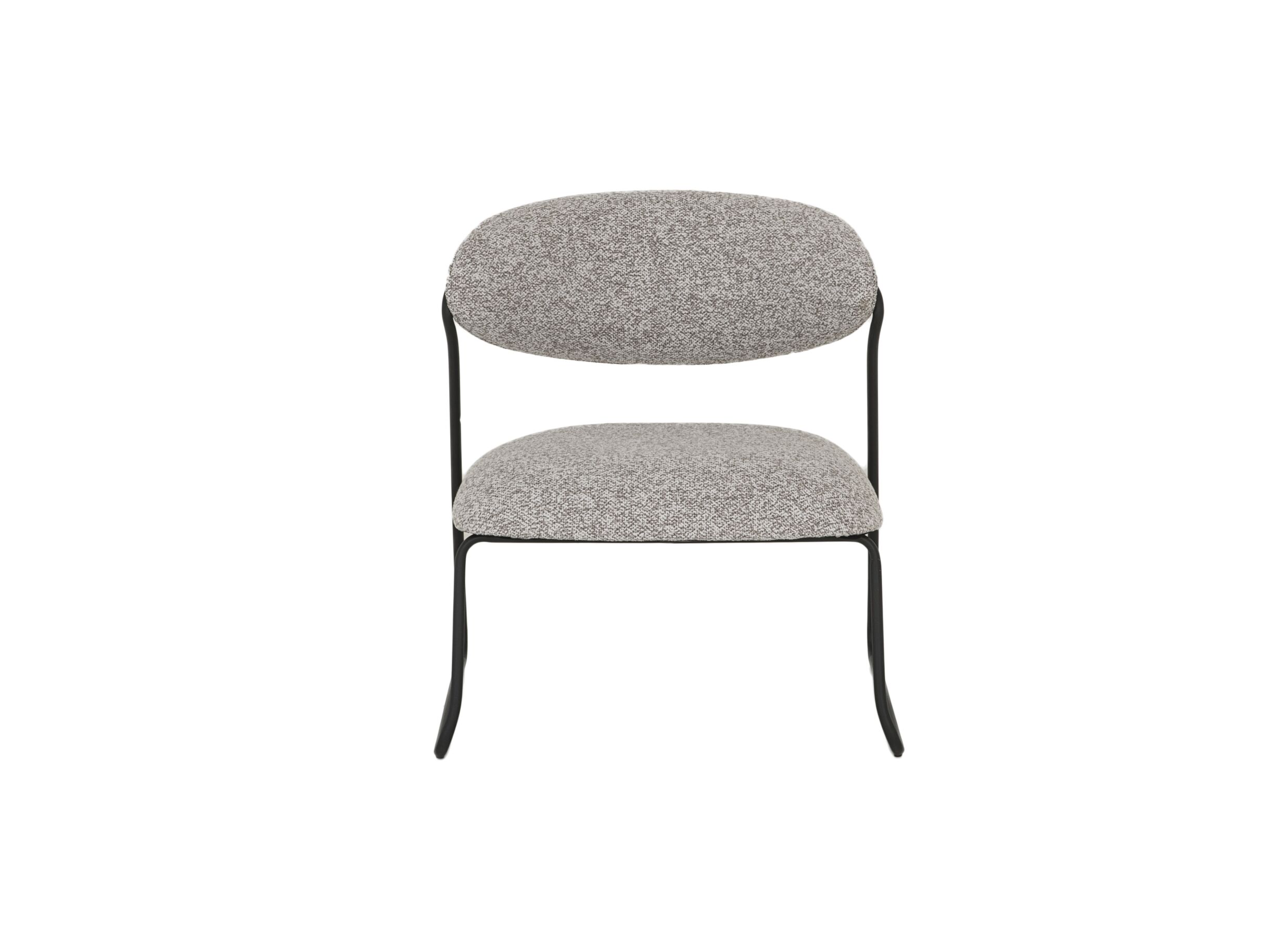 Overzichtsfoto - Stoel Folly 65x67x70cm - stof - grijs