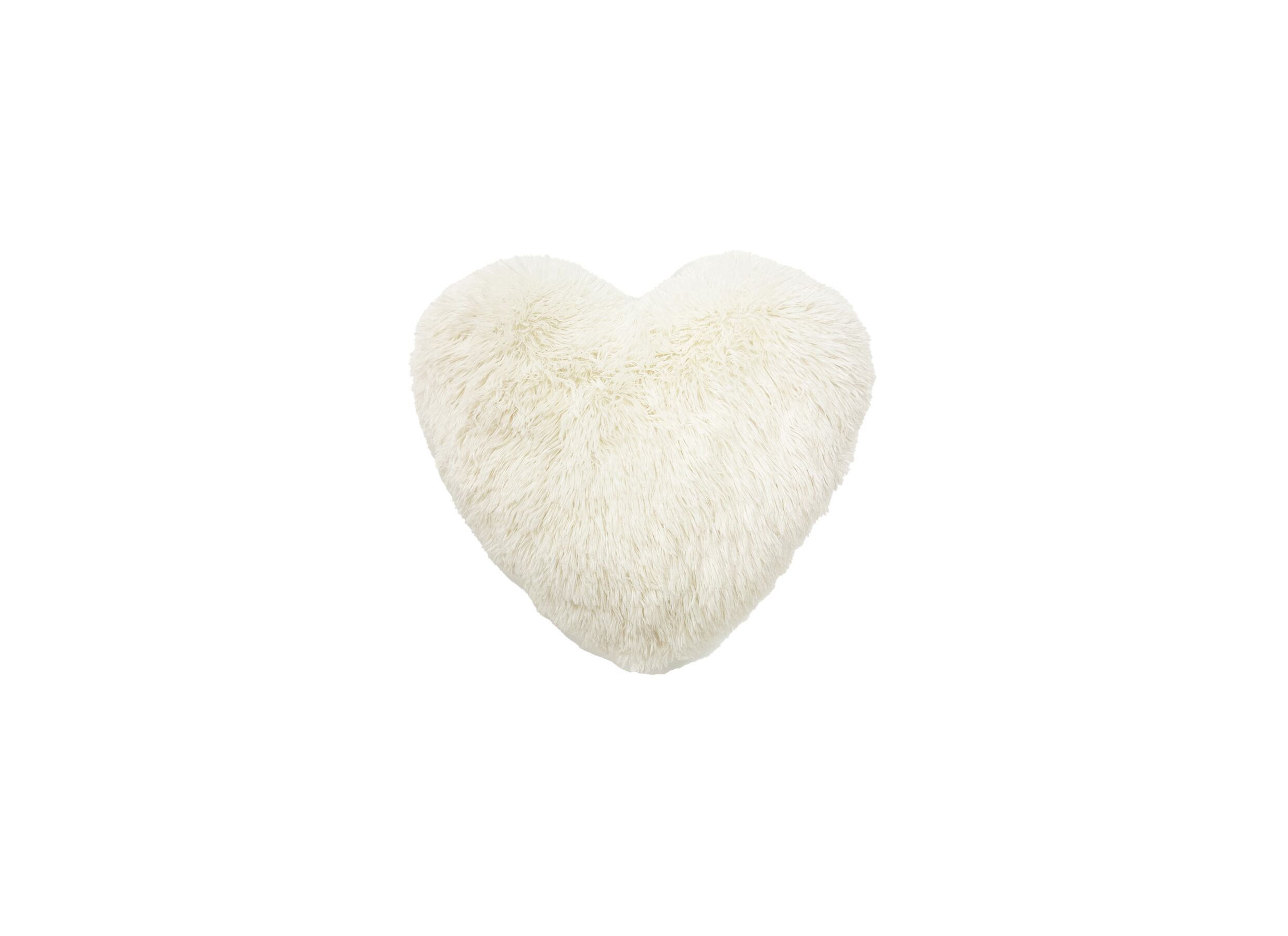 Kussen Hart 40x45cm - stof - snow white - Coussin Cœur 40x45cm - tissu - snow white