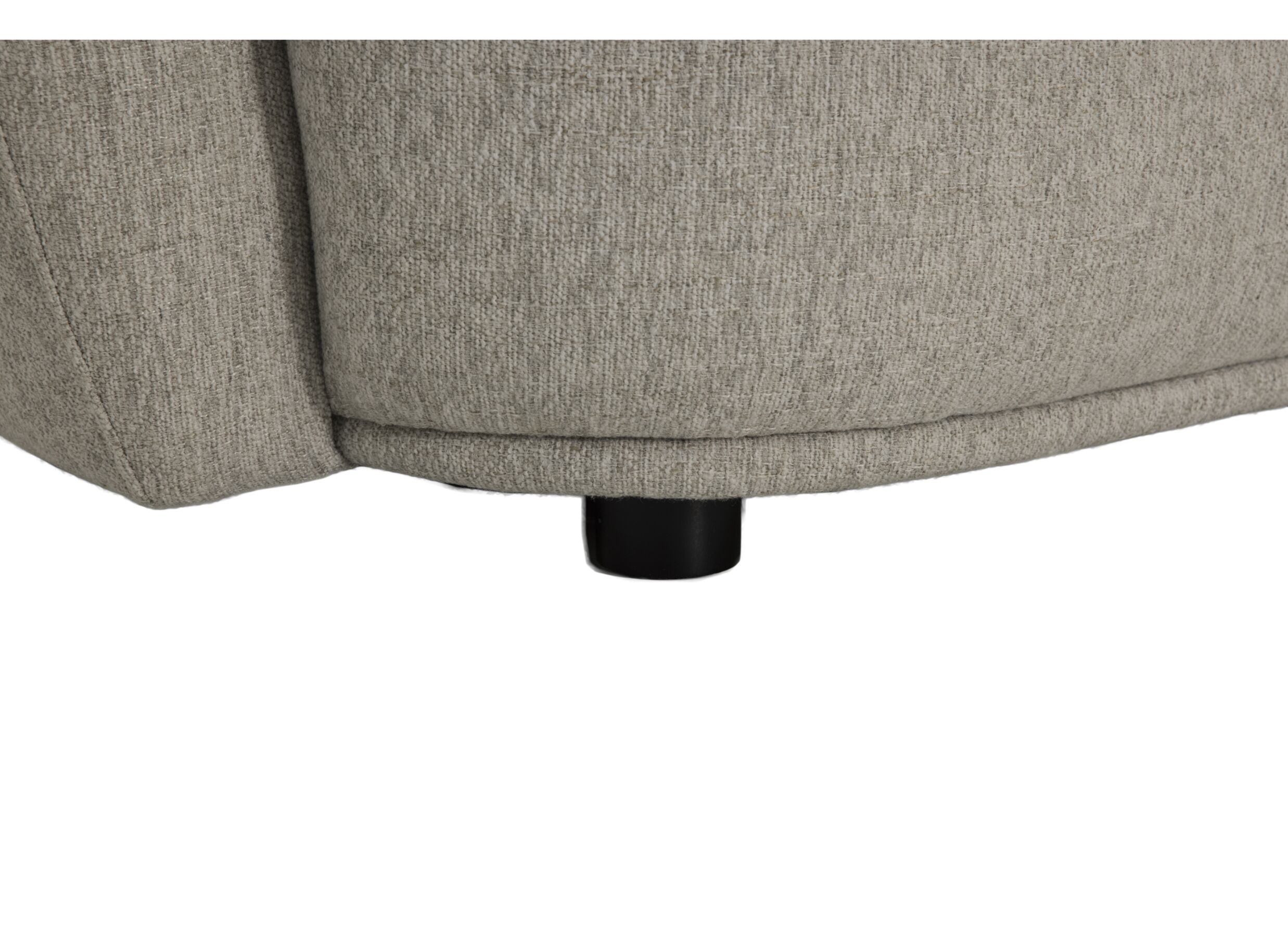 Detailfoto - Zetel Aegea 3-zit - polyestervezel - lichtgrijs