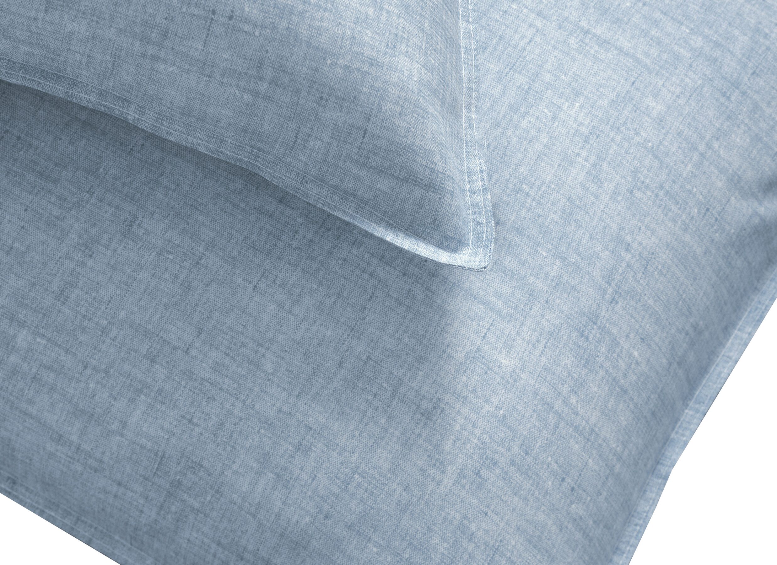 Detail - Housse de couette Zohome 240x220cm - coton - sky blue