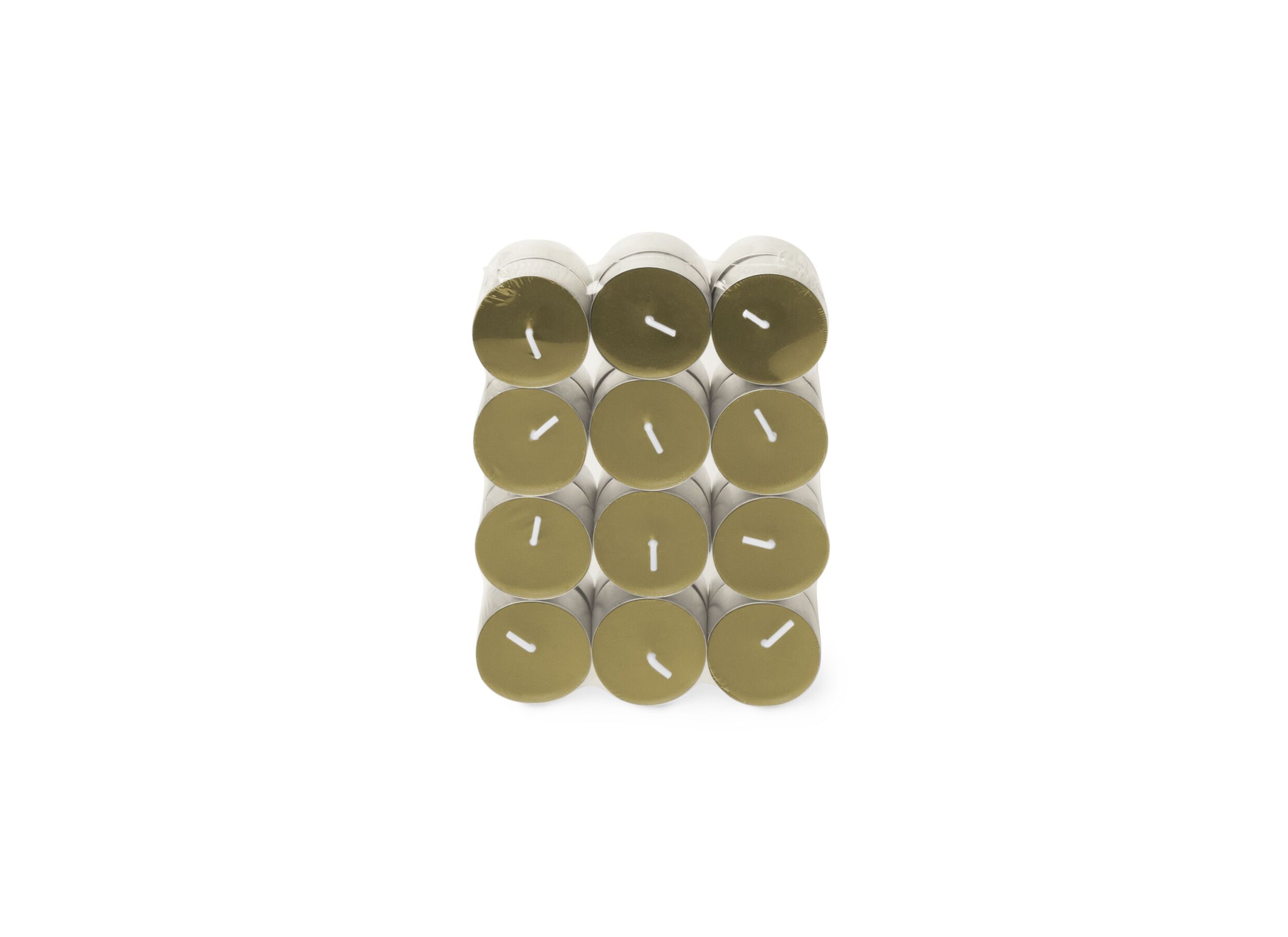 Theelichtjes Shimmering Smile 4 - Bougie chauffe-plat Shimmering Smile 4,5h vert, 24 pièces