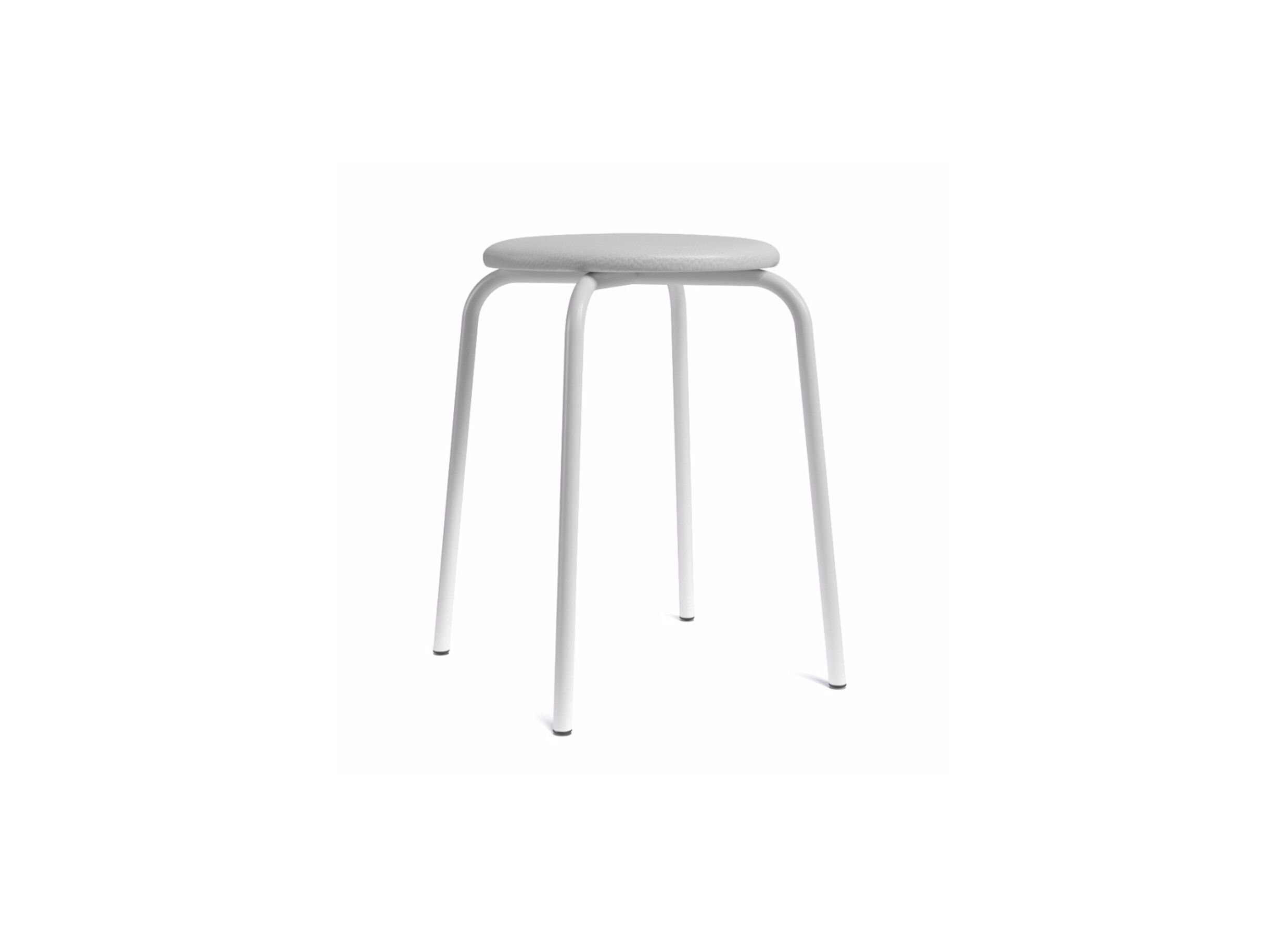 Tabouret EP91 blanc Ø34xH47cm - Tabouret EP91 blanc Ø34xH47cm