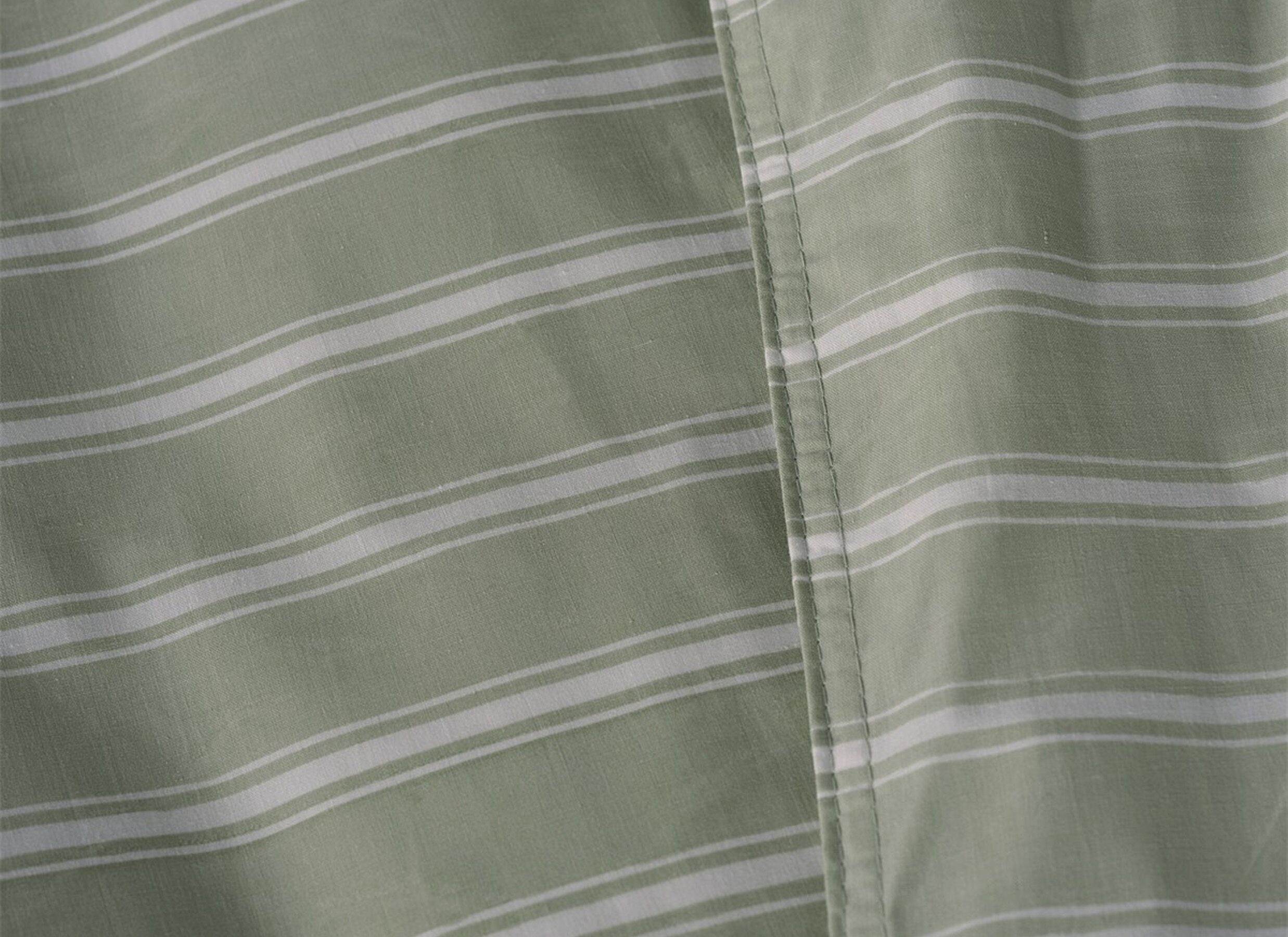 Detail - Housse de couette Percale 240x220cm - coton - smokey green