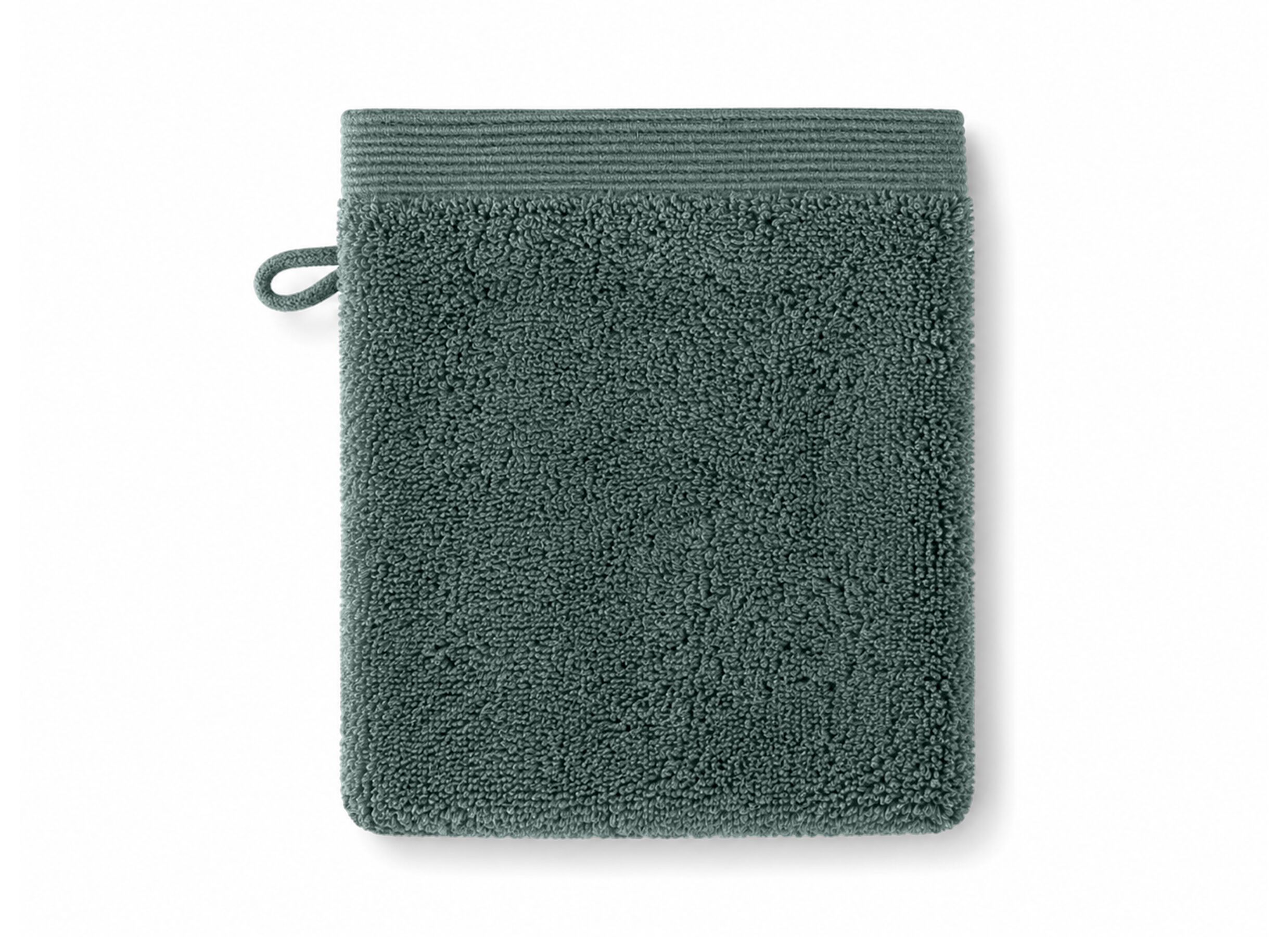 Plus Important - Gant de toilette Flora 16x22cm - coton - eucalyptus