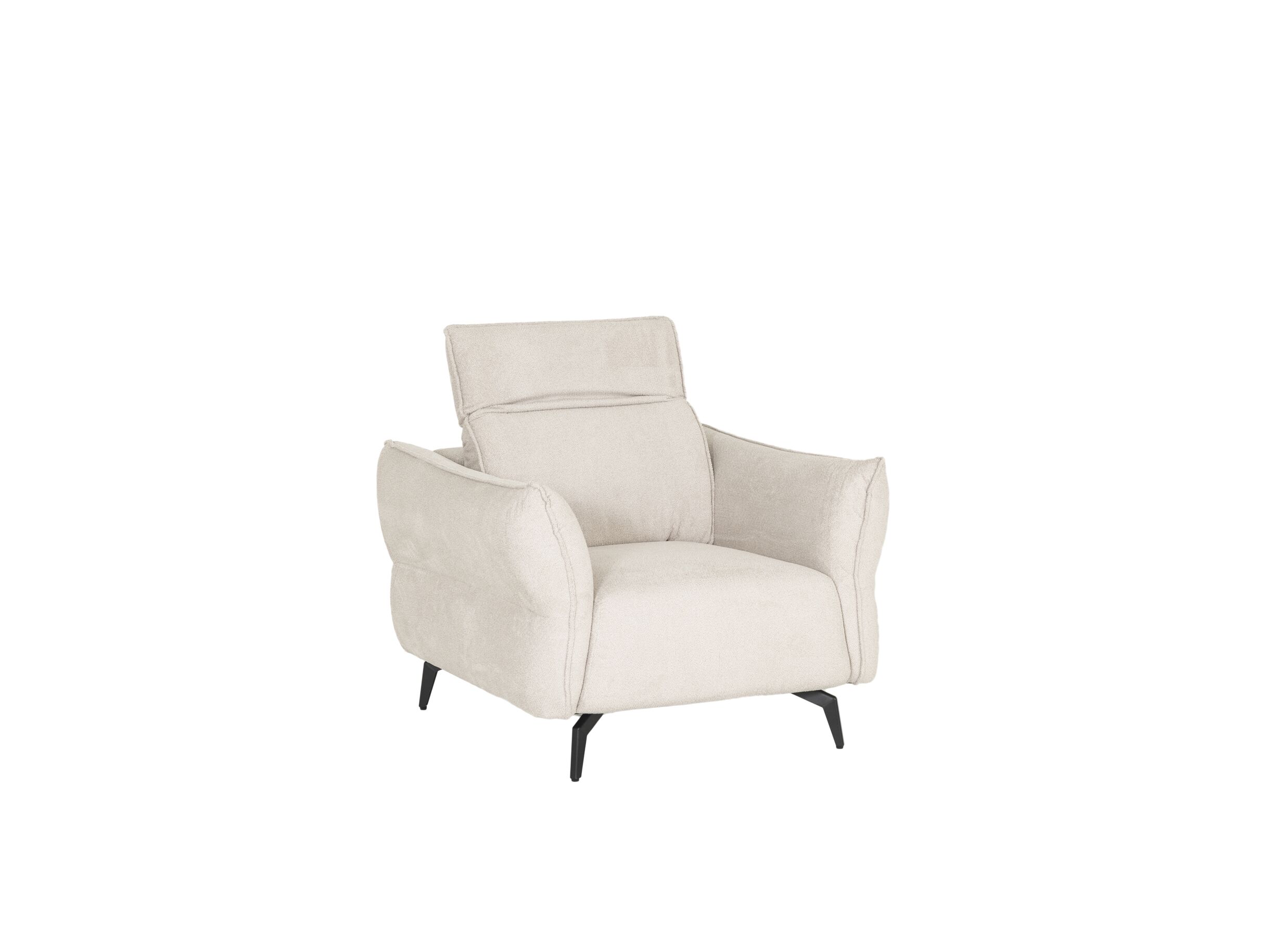 Hoofdfoto - Zetel Lando 1-zit - stof - off white