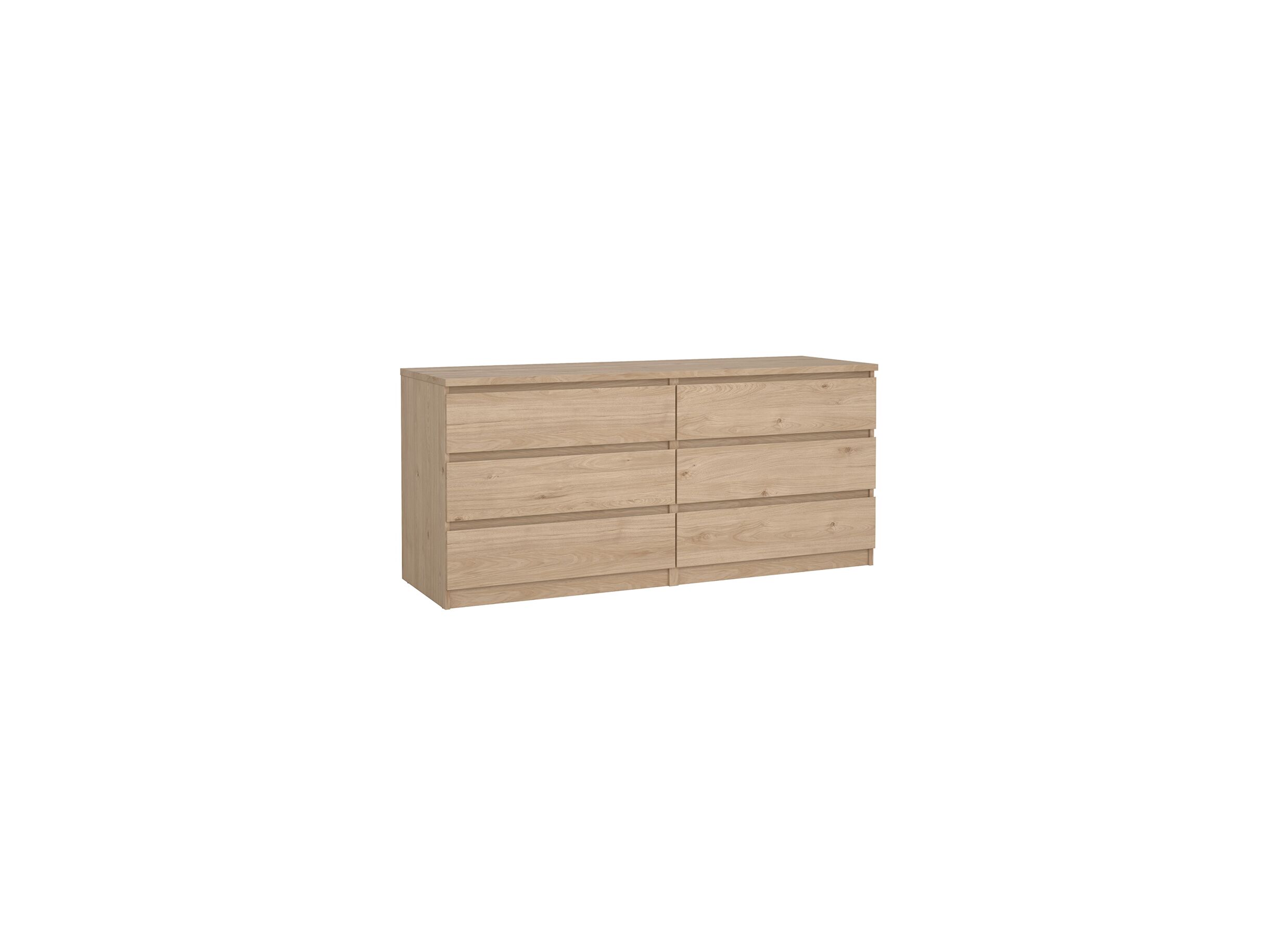 Commode Naia 154x50x71cm - Commode Naia 154x50x71cm - mélamine - jackson hickory