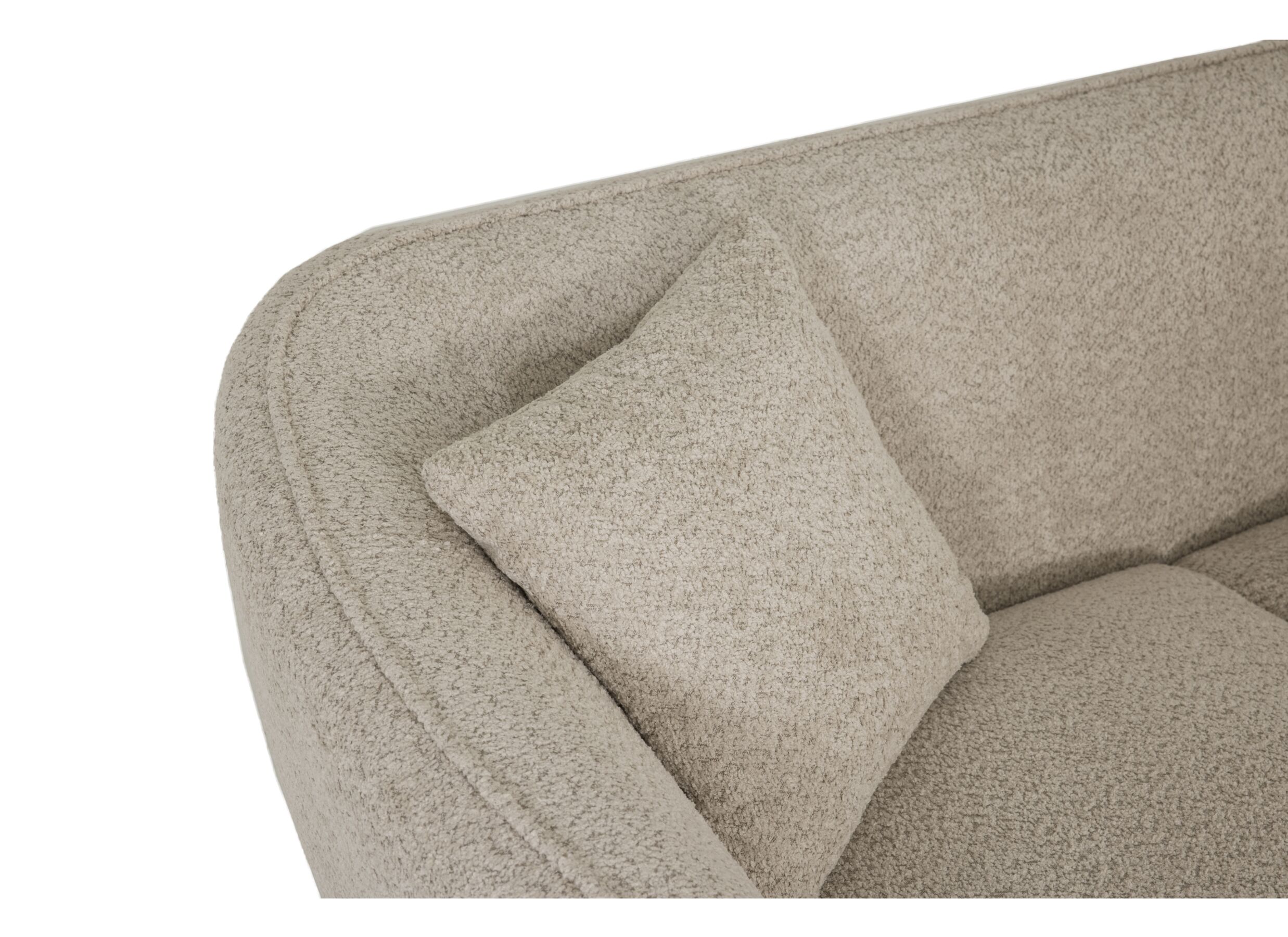 Detailfoto - Zetel Momo 2-zit - polyestervezel - beige
