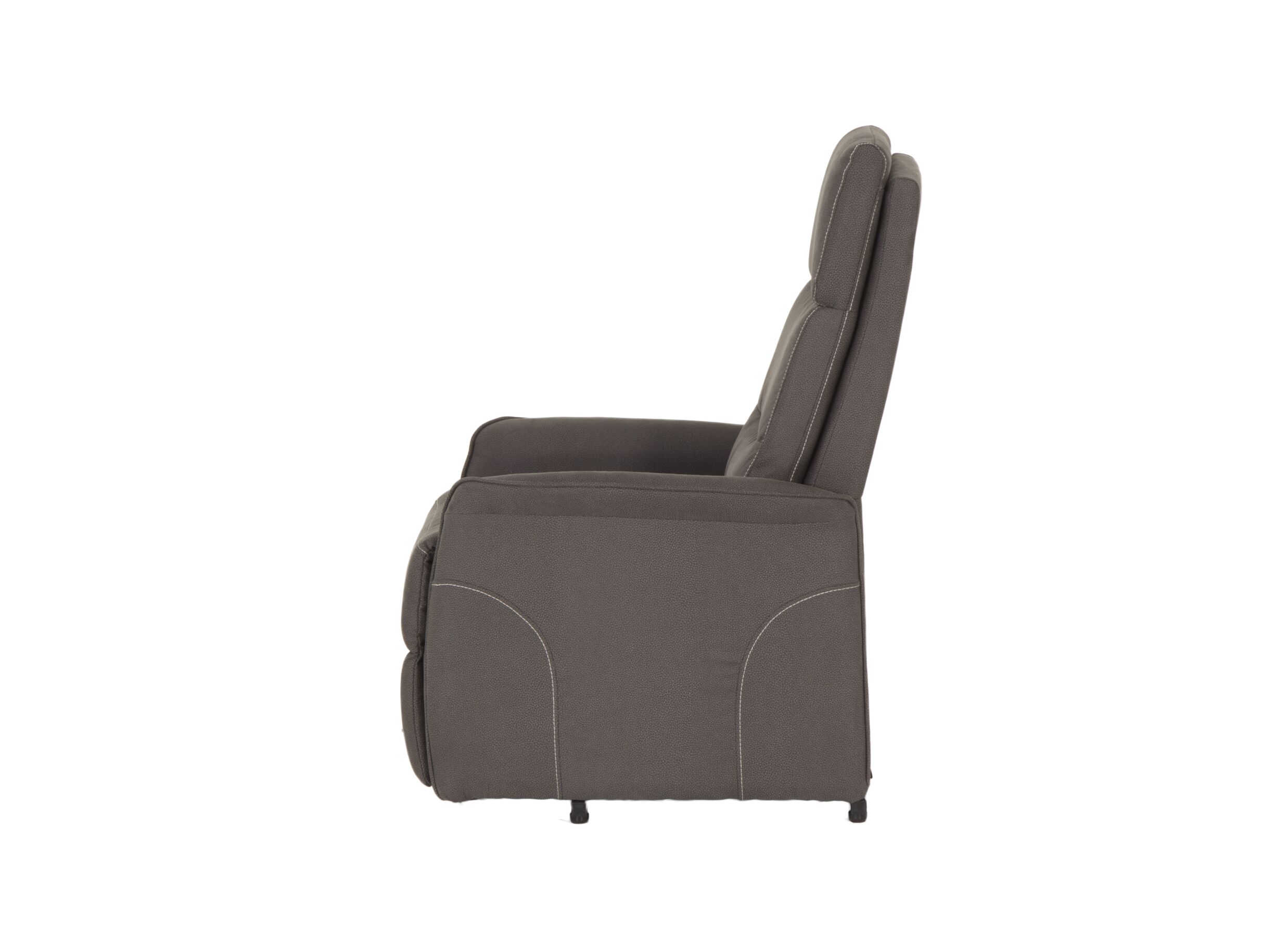 Fauteuil relax Penny Lane eléctrique - stof - gris