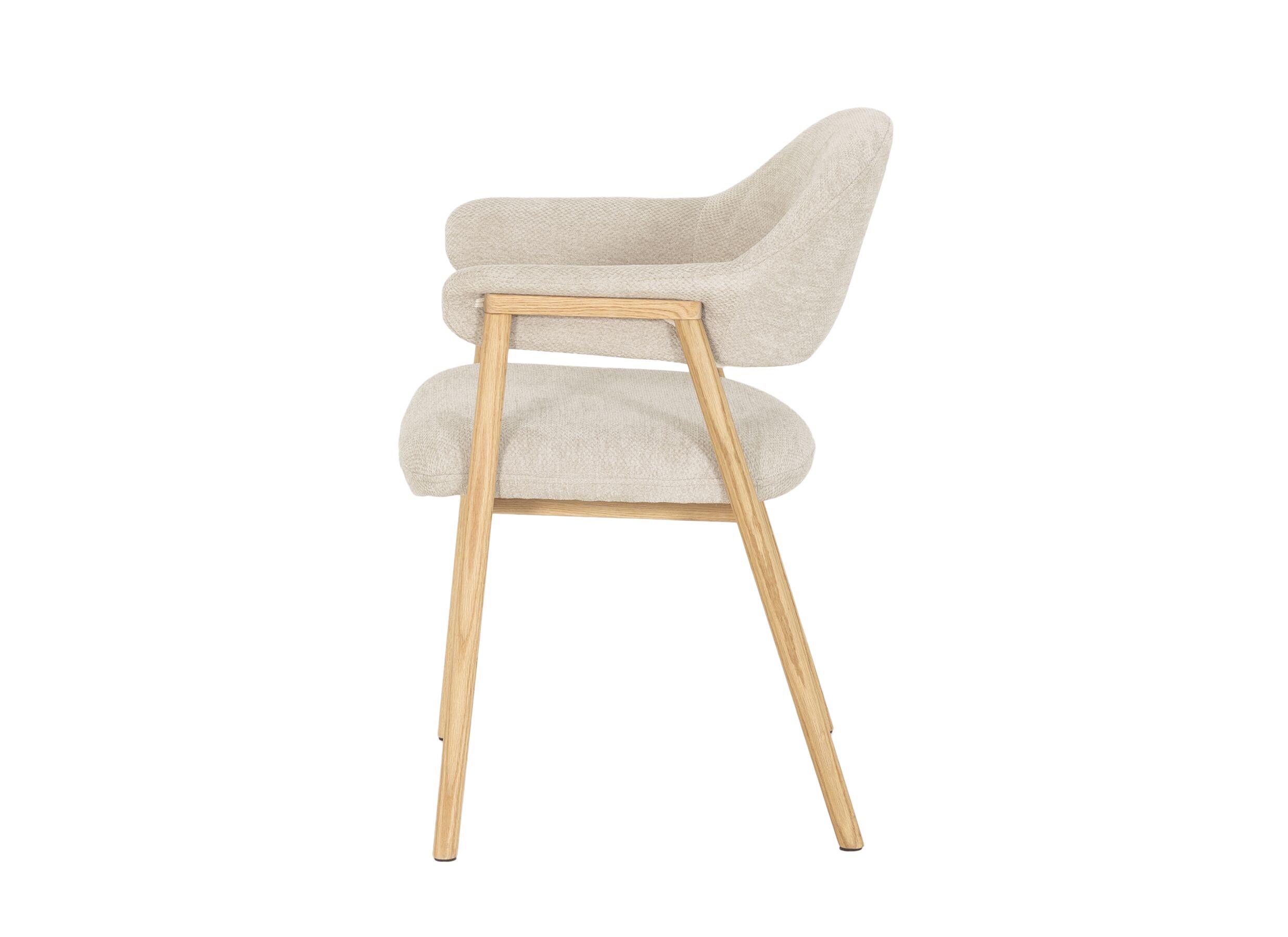 Aperçu - Chaise Hierro 60x57x80cm - tissu - beige
