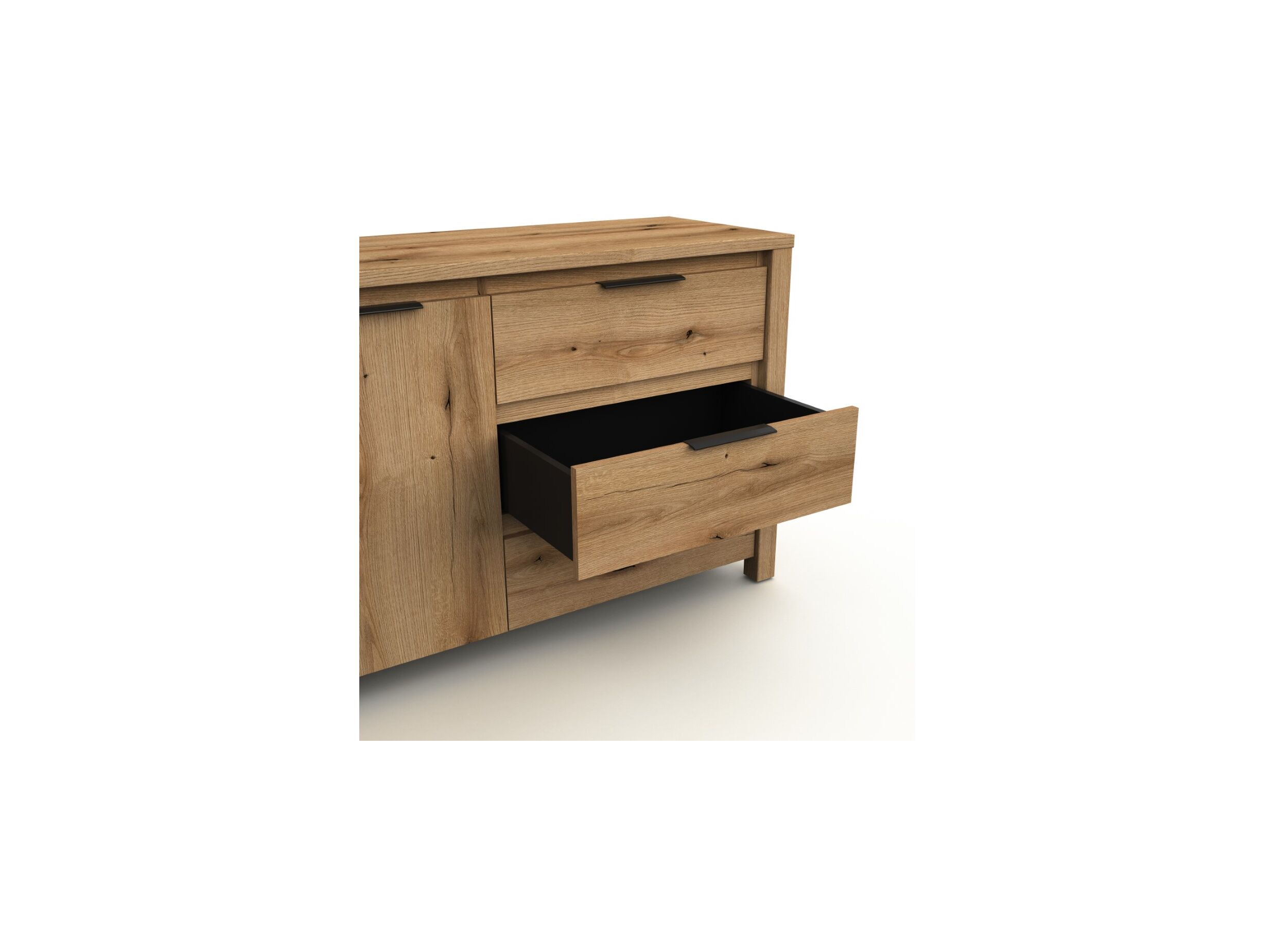 Detail - Buffet Bordo 170cm - décor - chêne etna