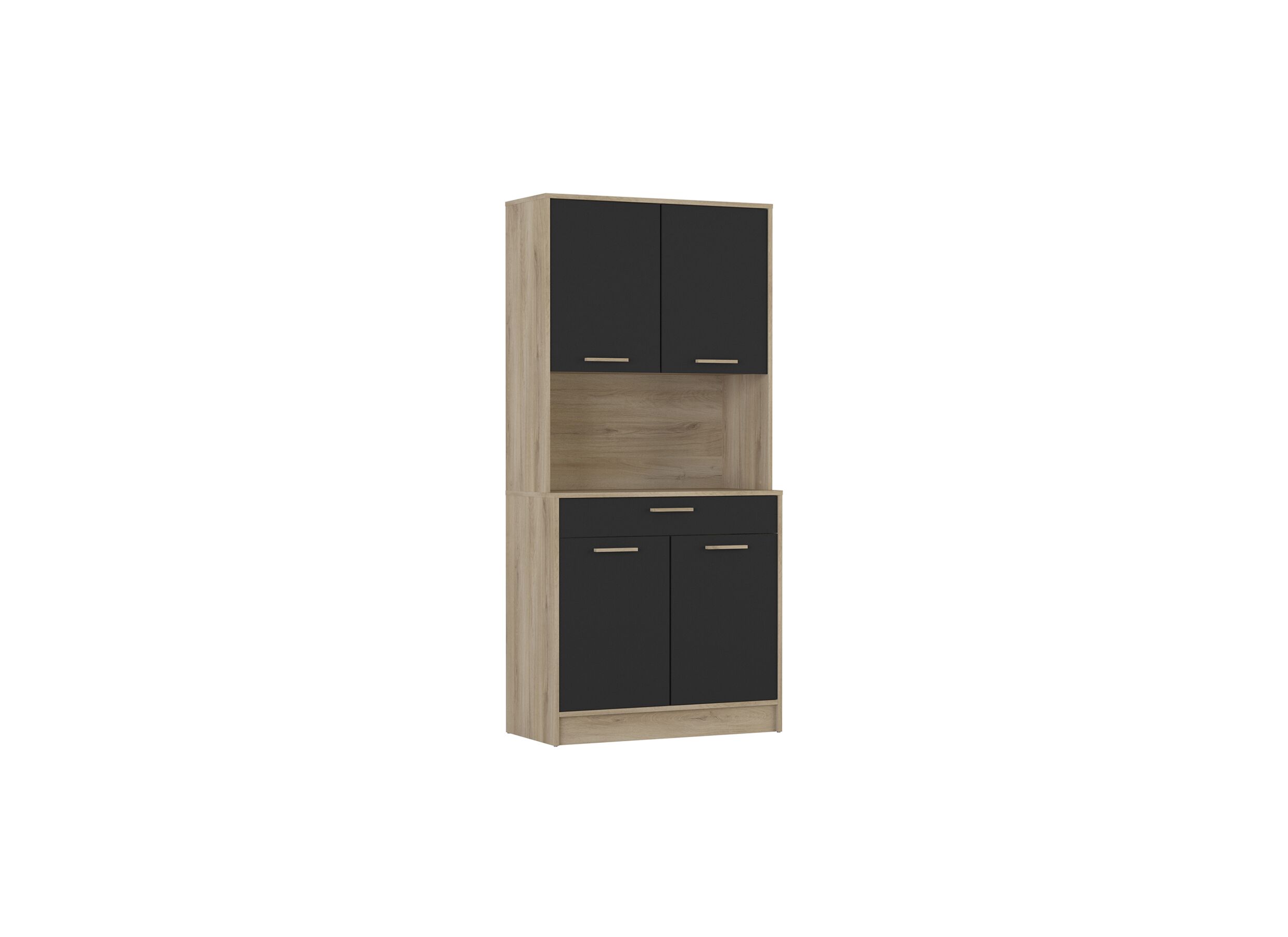 Buffetkast Dolce 84cm - melamine - beige/bruin